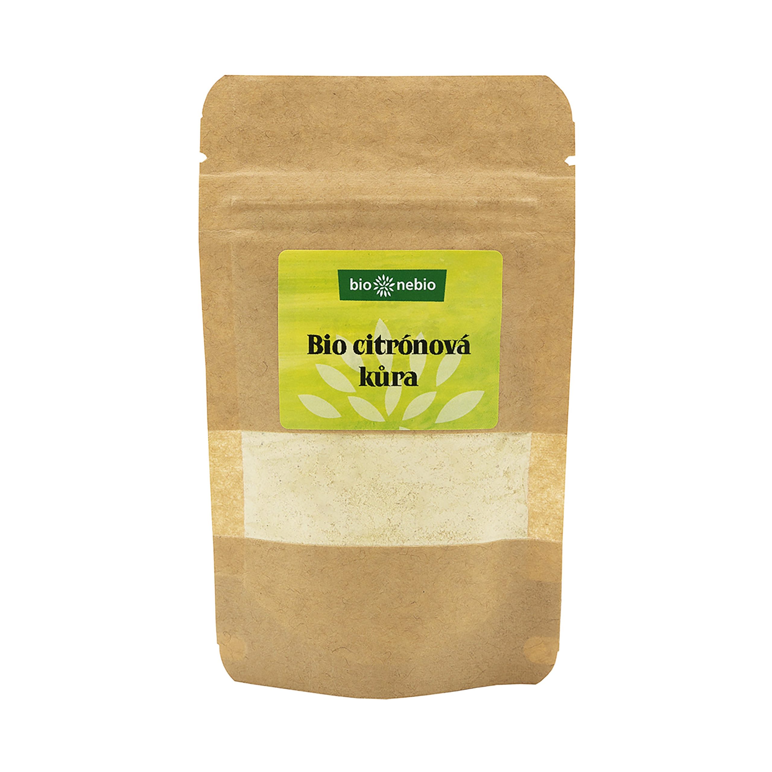 Kůra citrónová strouhaná 30 g BIO   BIO NEBIO Bio nebio