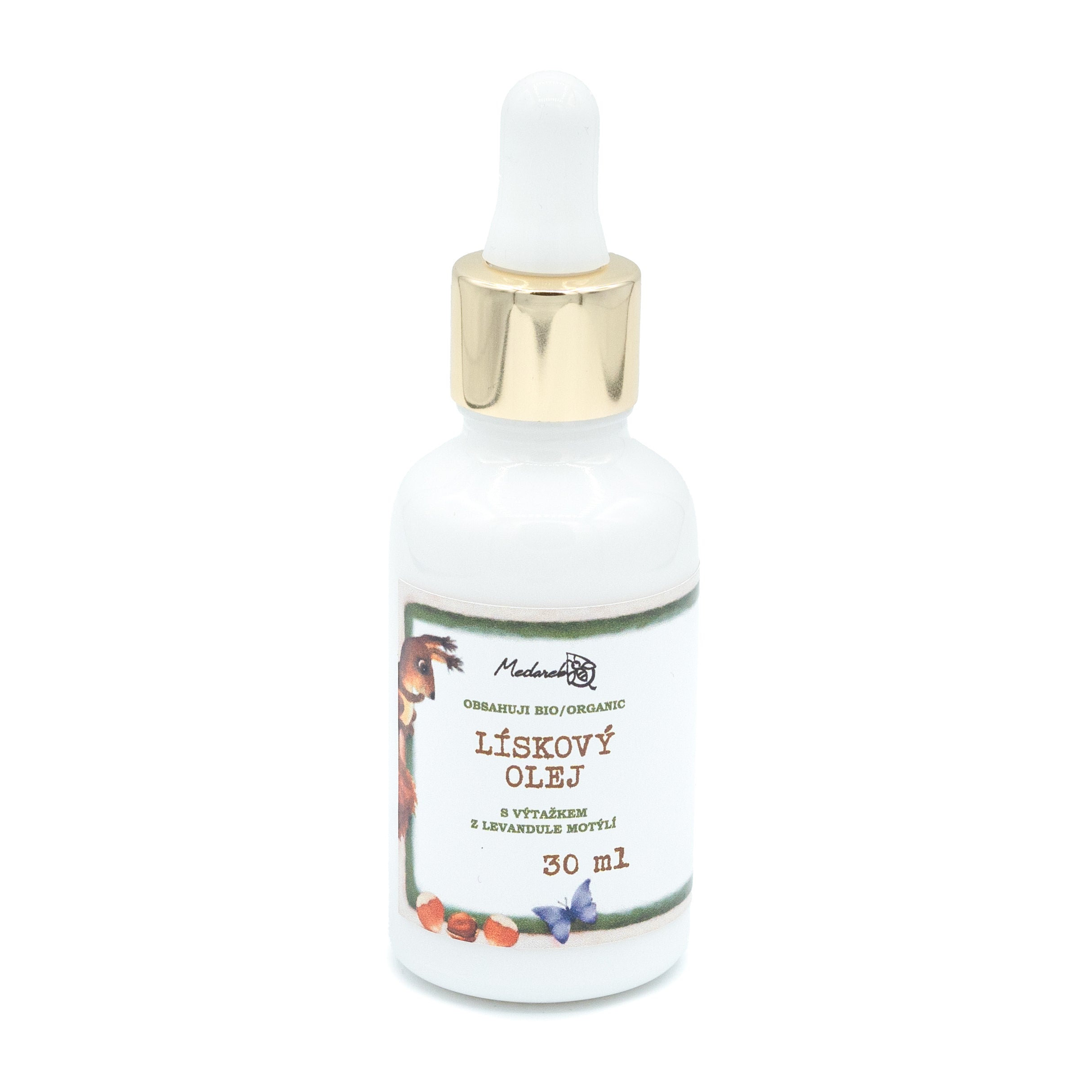 Medarek Lískový olej s levandulí motýlí (30 ml) - pro první vrásky i zralou pleť Medarek