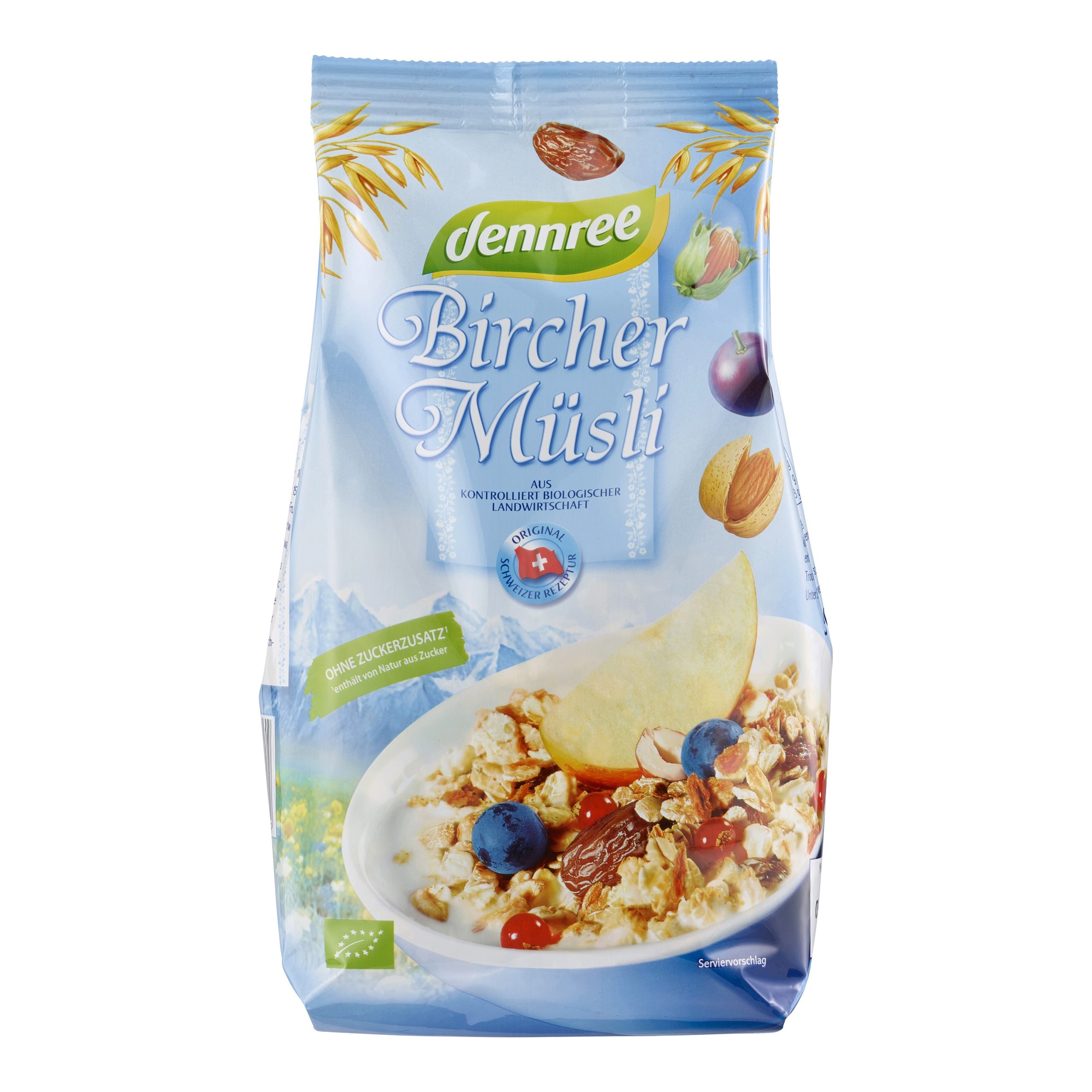 Müsli Bircher 500 g BIO   DENNREE Dennree