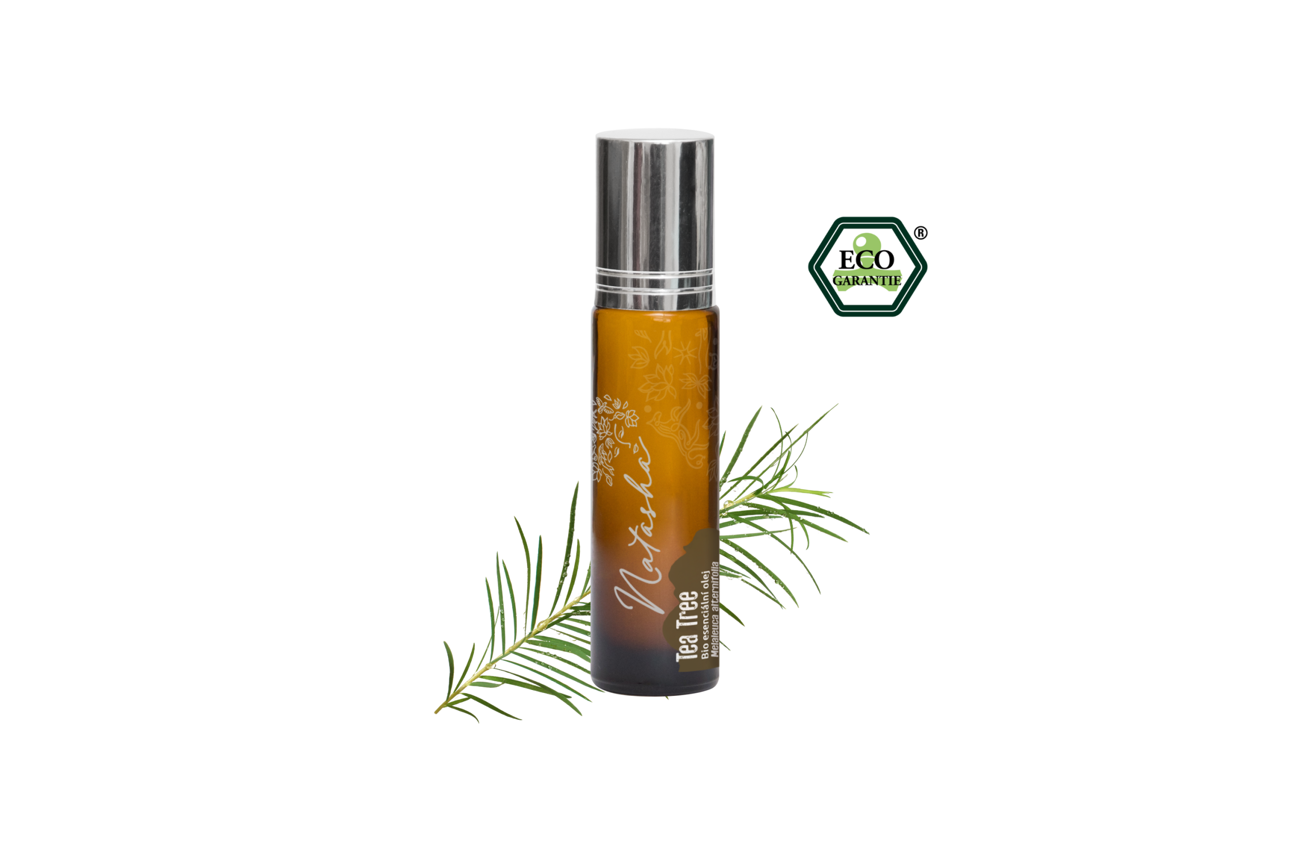 Natasha Roll-on Esenciální olej Tea Tree BIO (10 ml) - malý pomocník na cesty Natasha