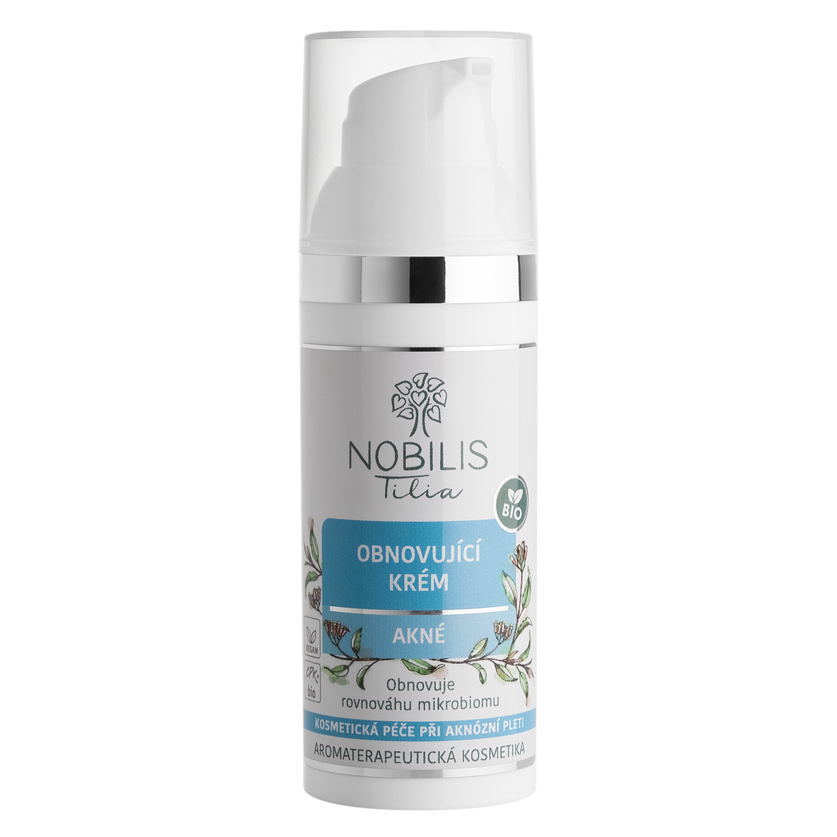 Nobilis Tilia Obnovující krém Akné (50 ml) - hydratace pro problematickou pleť Nobilis Tilia
