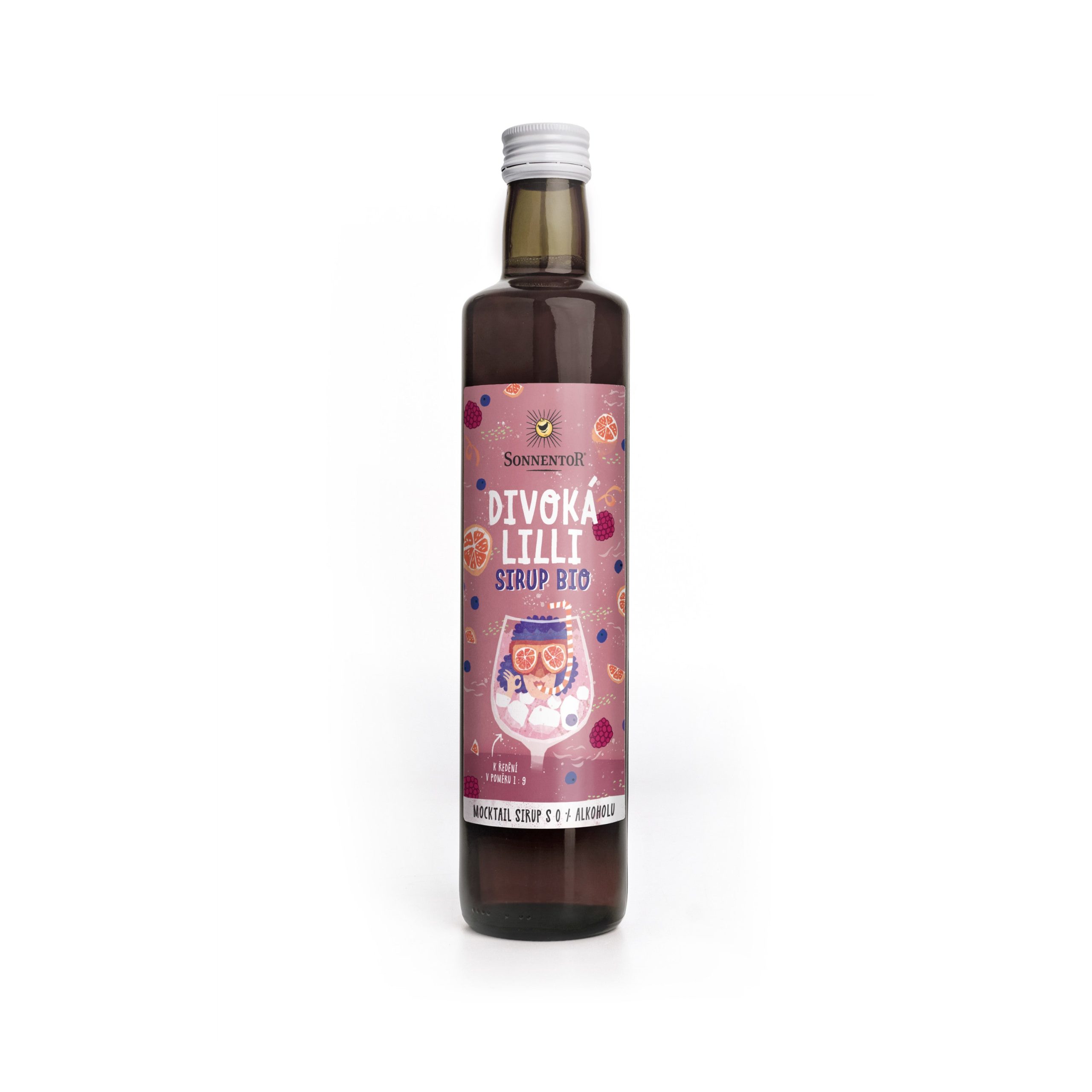 Sirup ovocný Divoká Lilli 500 ml BIO   SONNENTOR Sonnentor