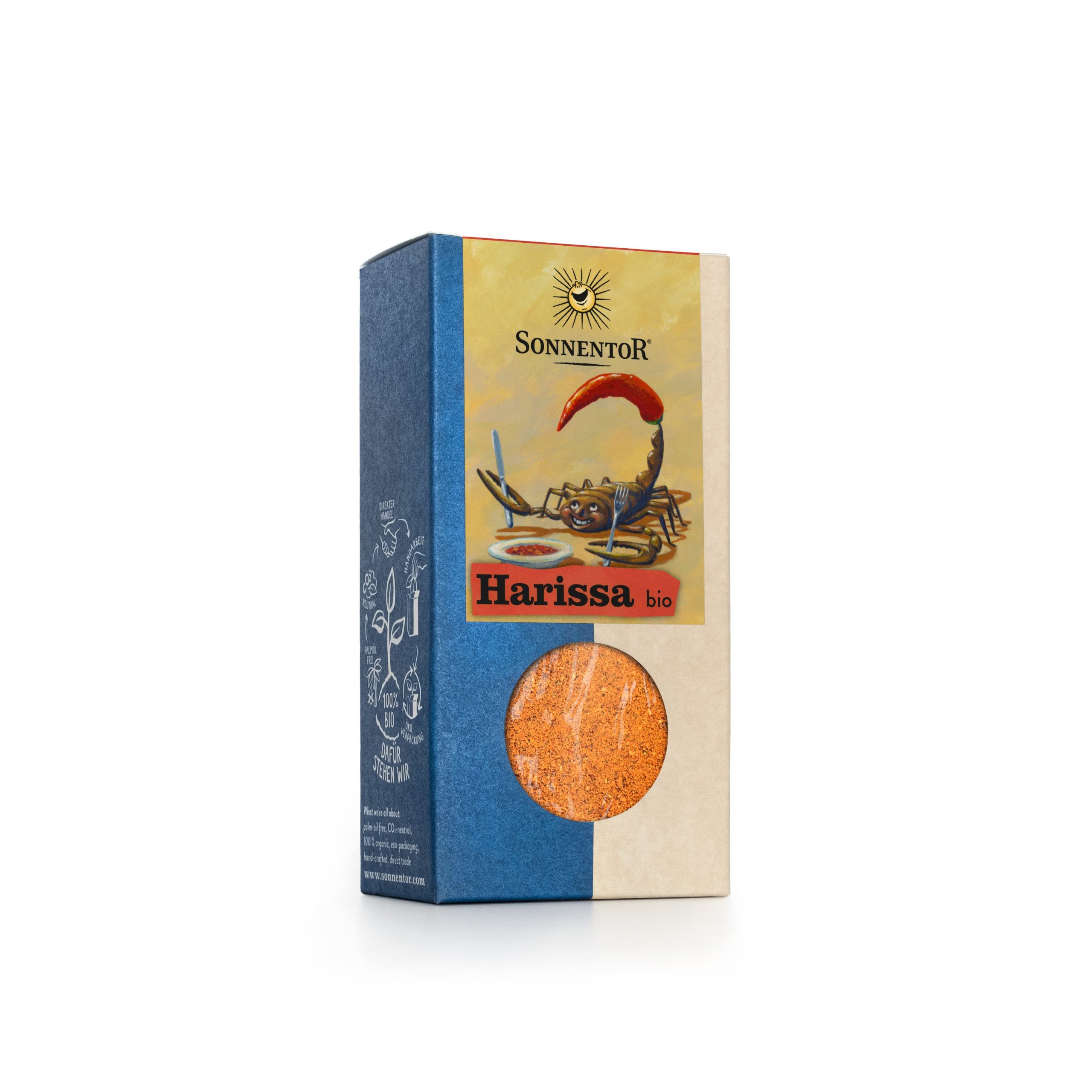 Směs kořenící se solí Harissa 70 g BIO   SONNENTOR Sonnentor
