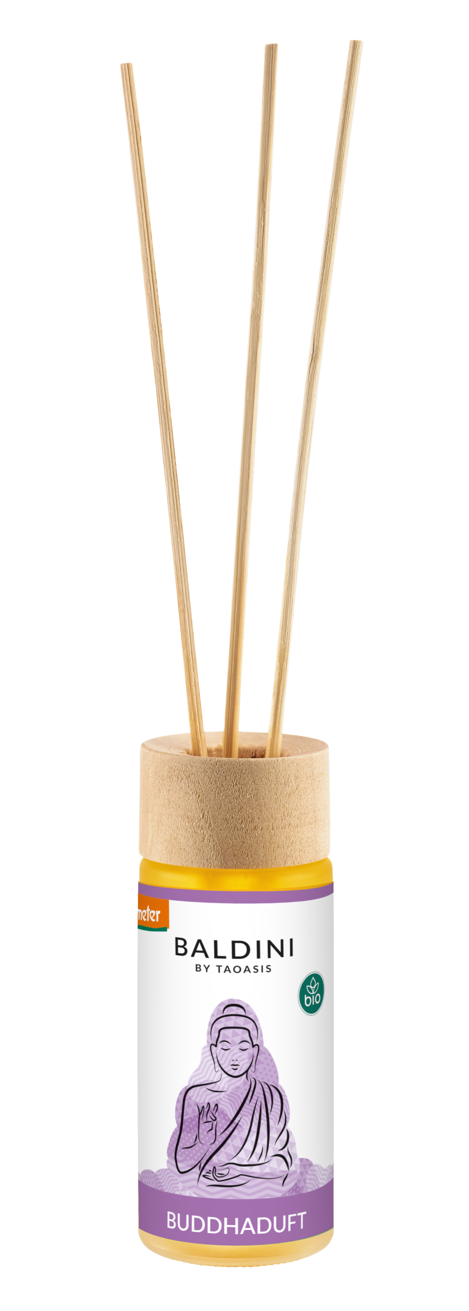 TAOASIS Baldini Aroma difuzér s tyčinkami Buddha Scent BIO (50 ml) - relaxační