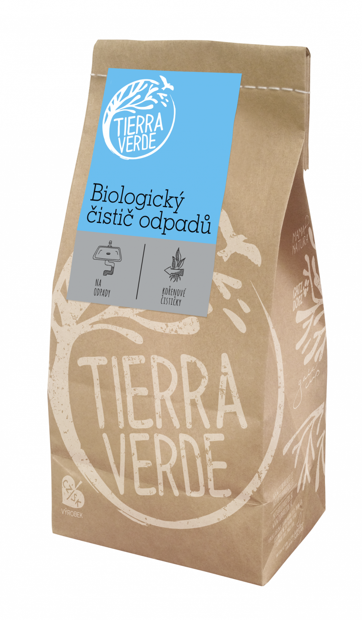 Tierra Verde Biologický čistič odpadů (500 g) - na bázi mikroorganismů a enzymů Tierra Verde