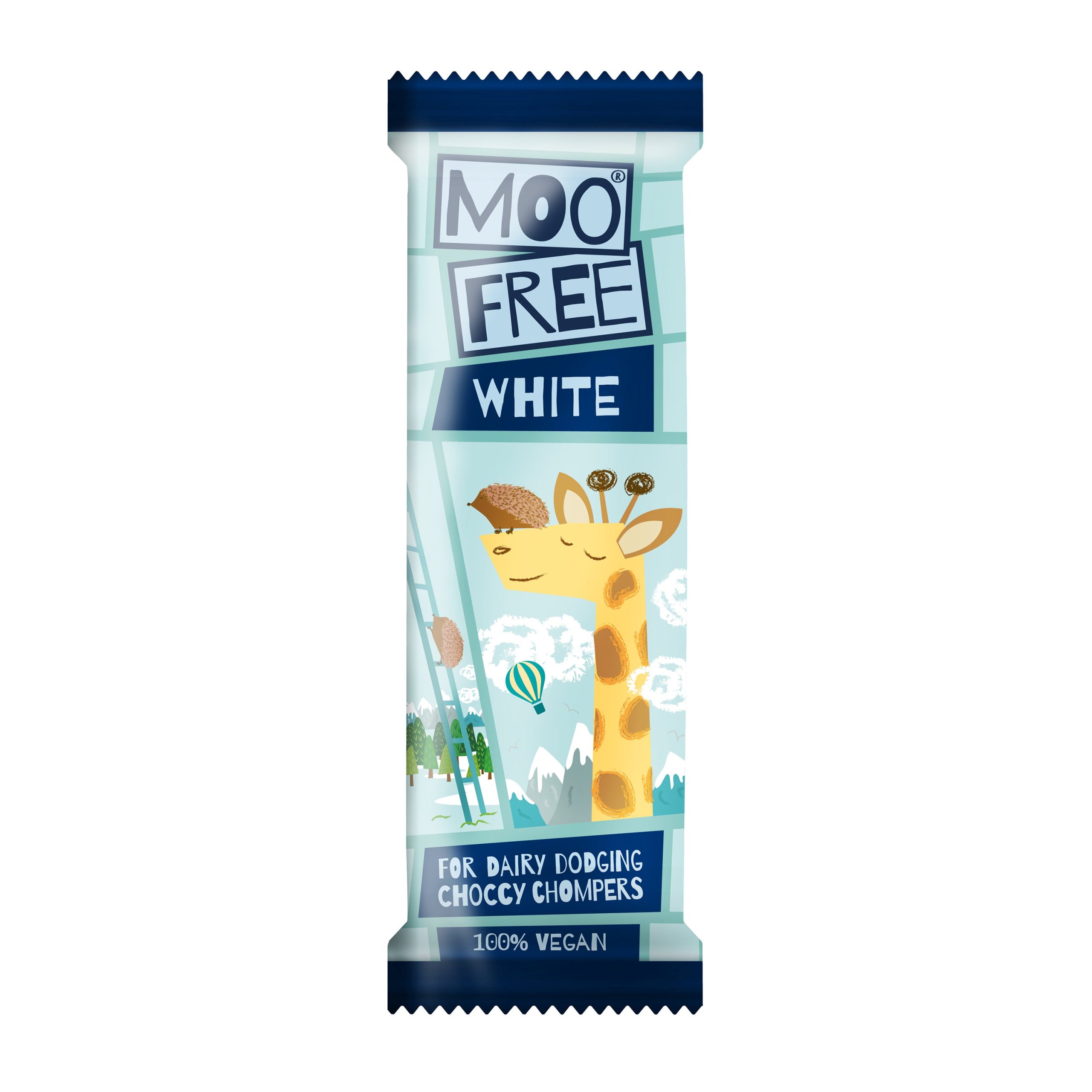 Tyčinka kakaová bílá 20 g   MOO FREE Moo Free