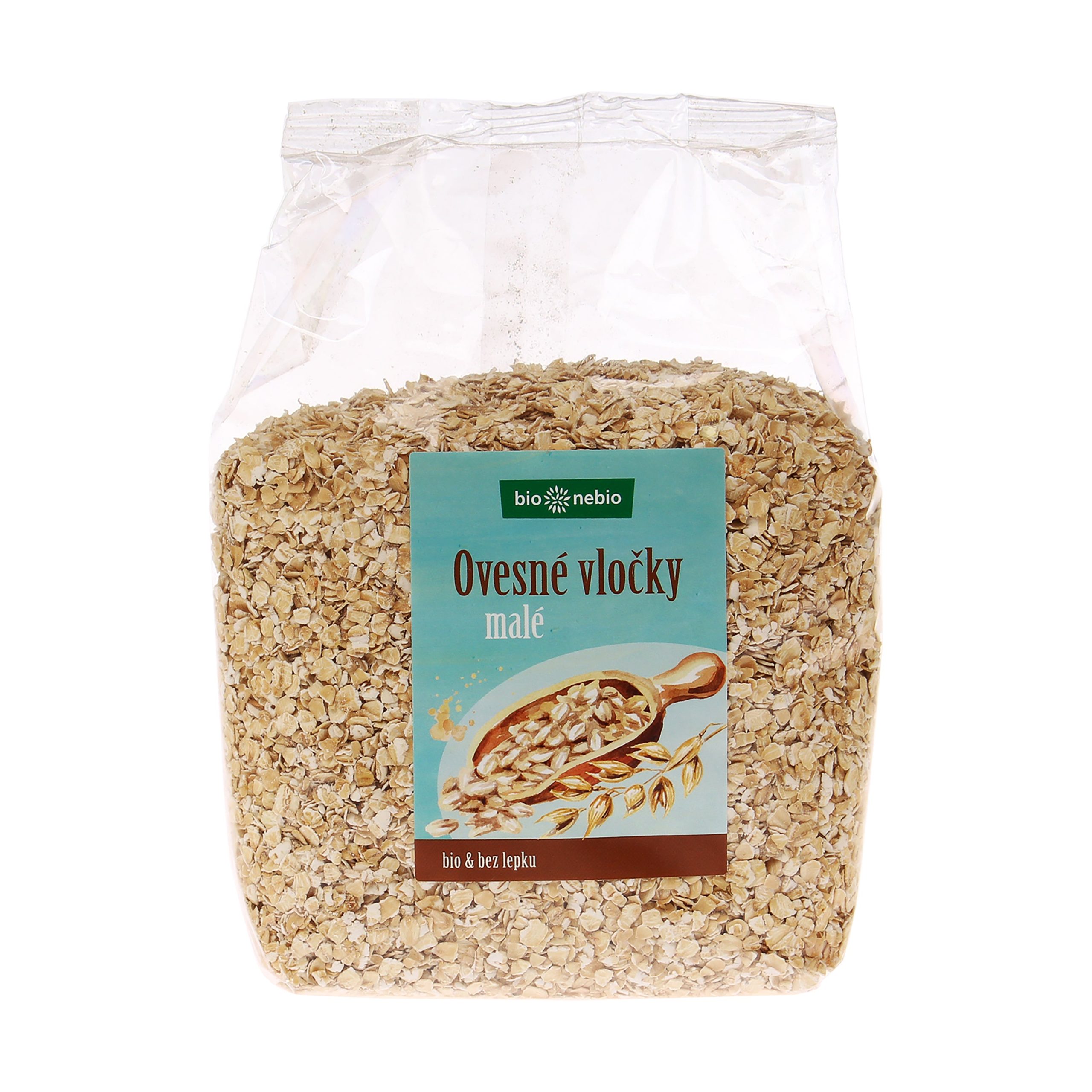 Vločky ovesné bezlepkové malé 500 g BIO   BIO NEBIO Bio nebio