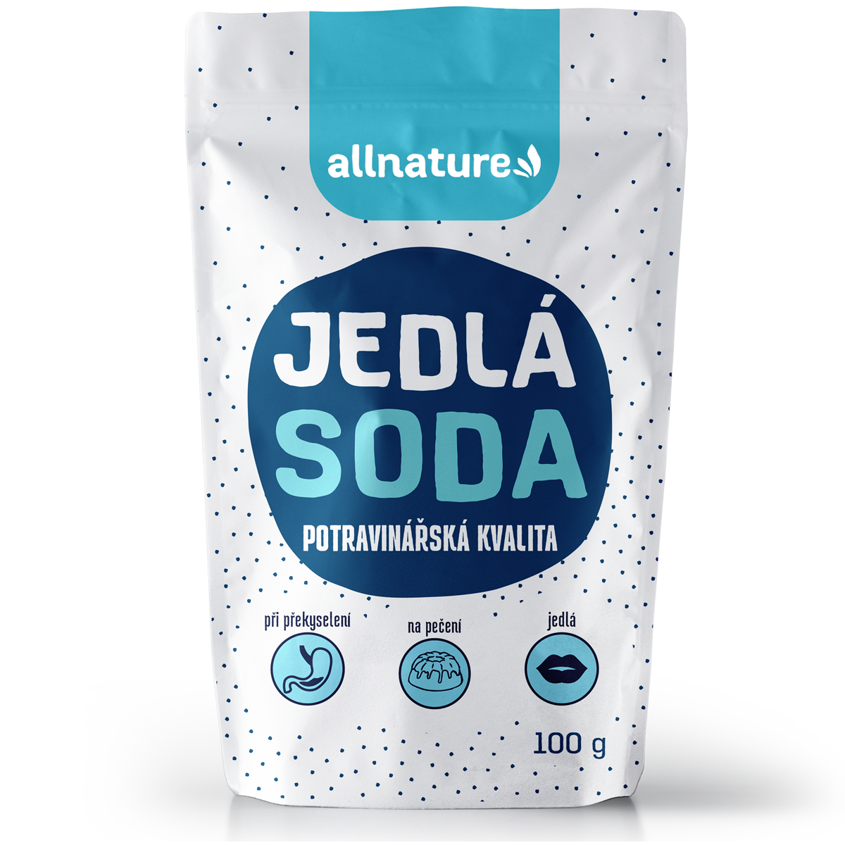 Allnature Jedlá soda - 100 g - potravinářská kvalita Allnature