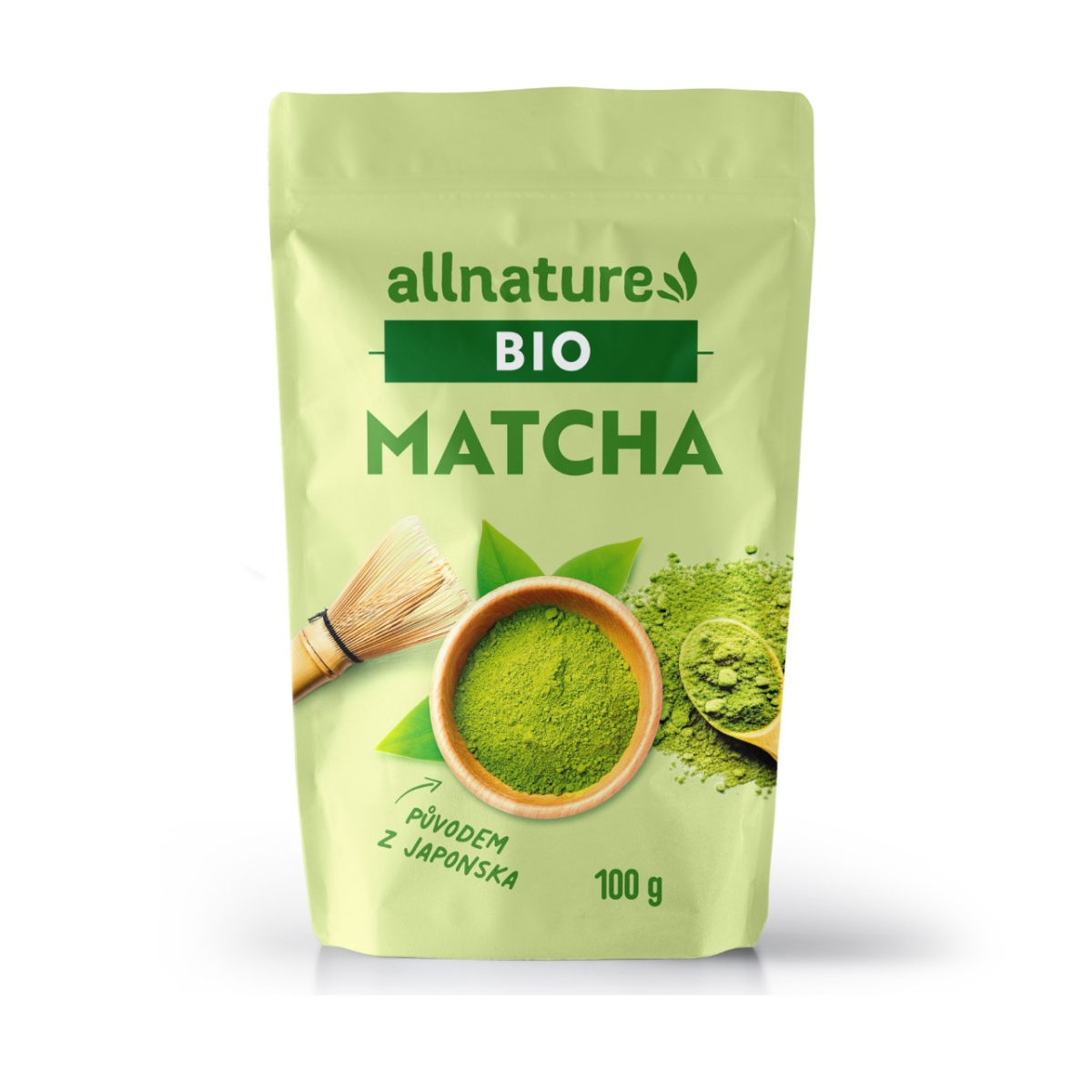 Allnature Matcha Premium BIO - 100 g - z první jarní sklizně čajových lístků Allnature