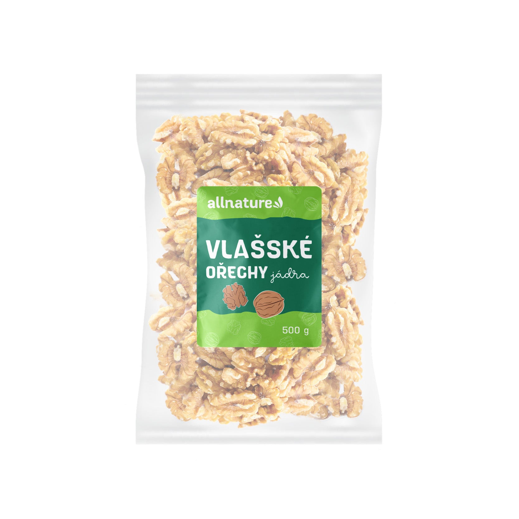 Allnature Vlašské ořechy (500 g) - svačinka plná vitamínů a minerálů Allnature