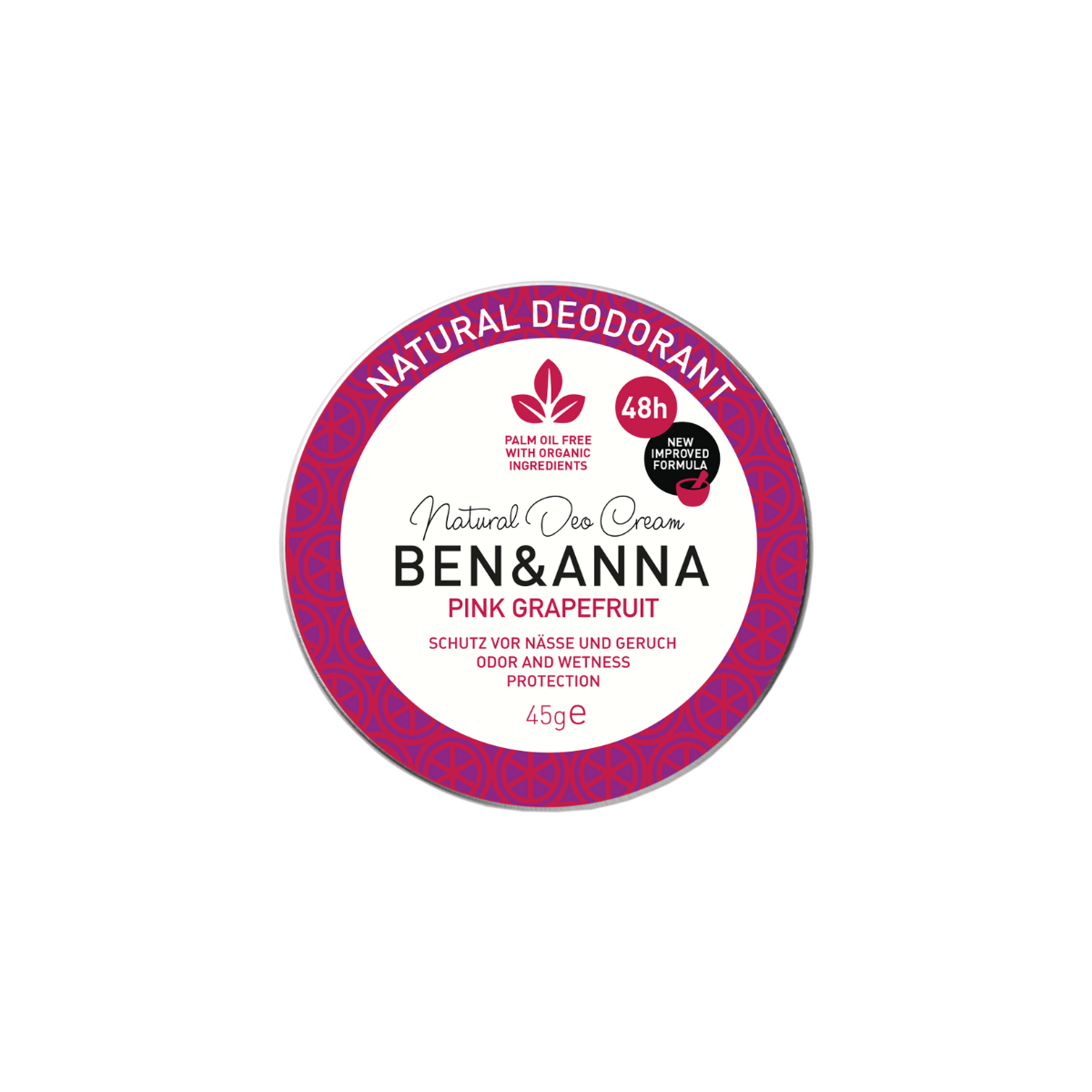 Ben & Anna Krémový deodorant Růžový grapefruit (45 g) Ben & Anna