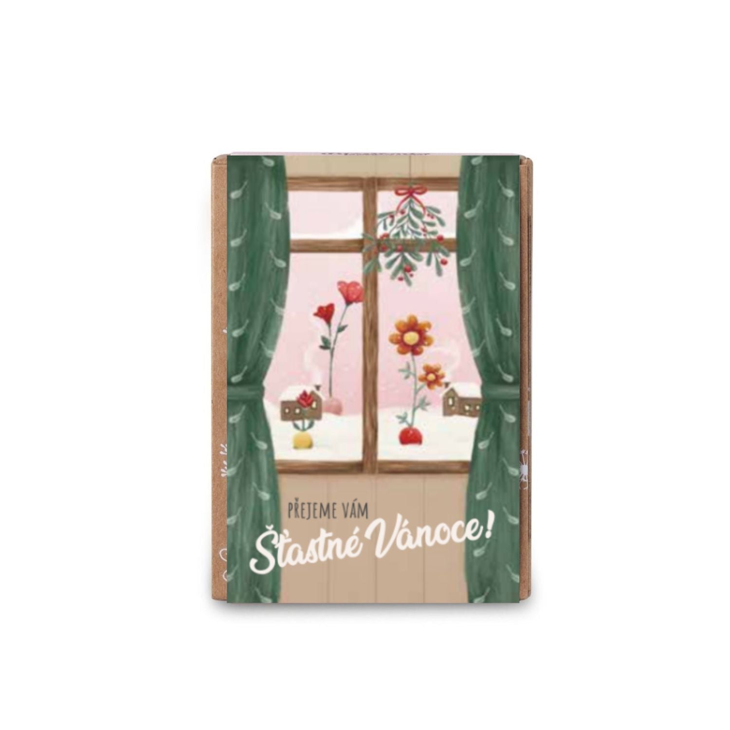 Blossombs Semínkové bomby - Dárková sada mini - Šťastné Vánoce (4 ks) - originální vánoční sada Blossombs