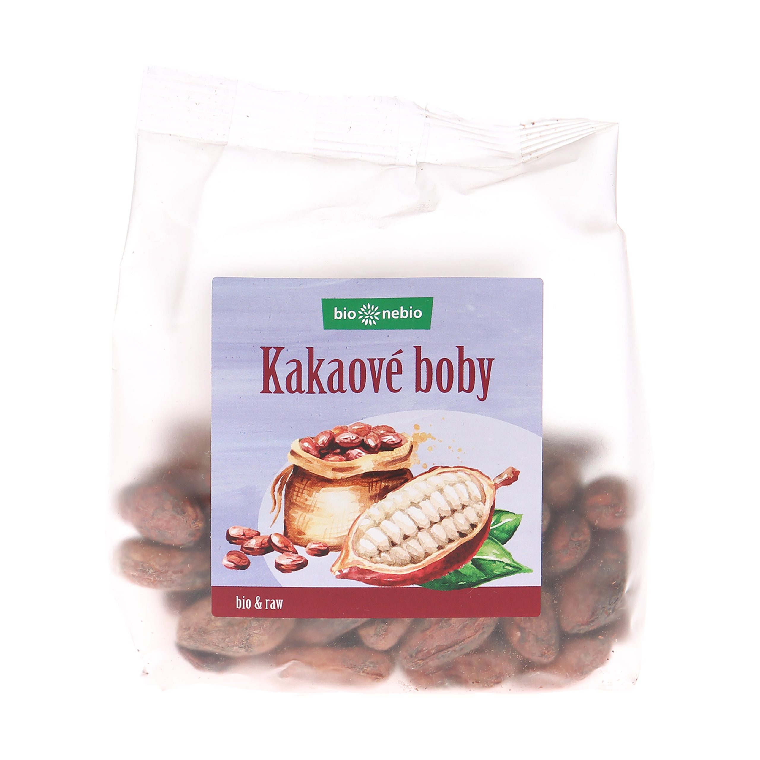 Boby kakaové nepražené 100 g BIO   BIO NEBIO Bio nebio