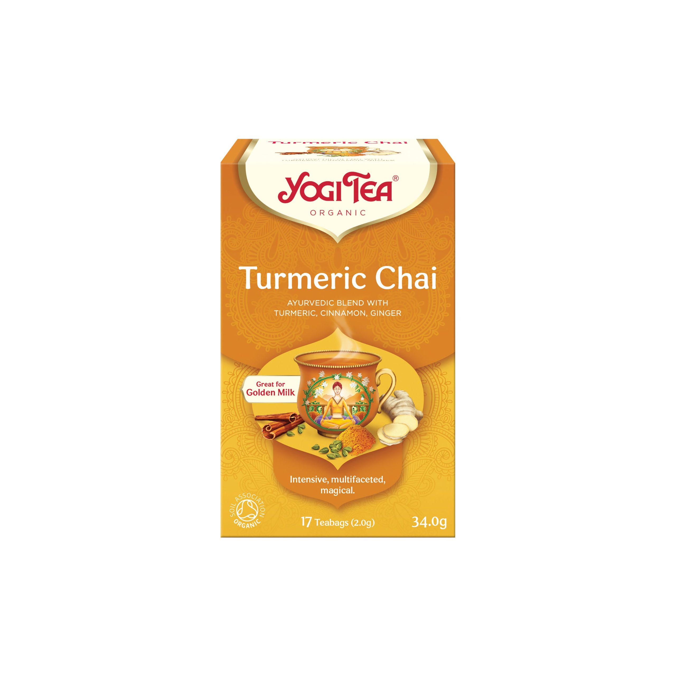 Čaj Turmeric chai 17 sáčků 34 g BIO   YOGI TEA Yogi Tea