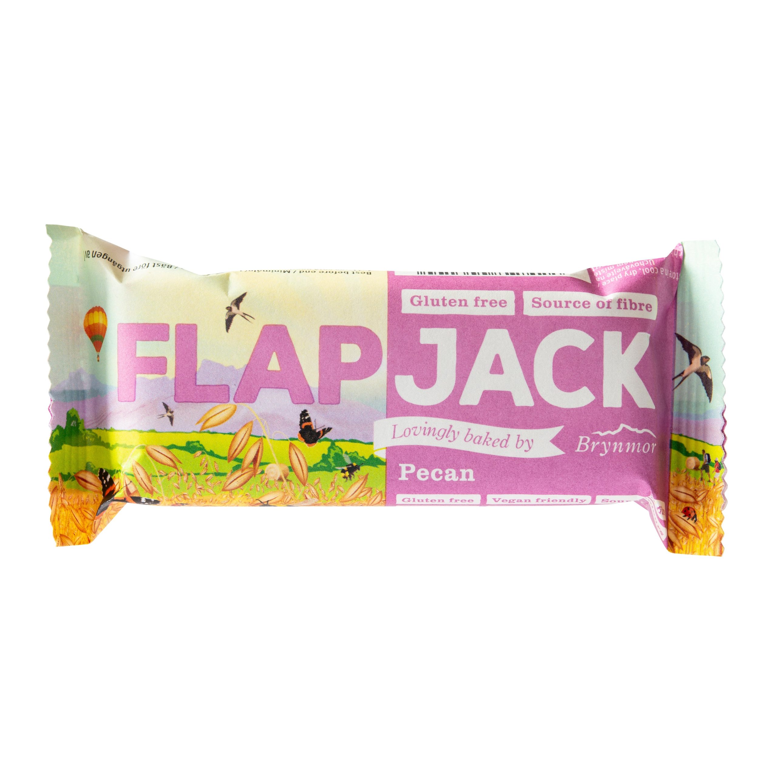 Flapjack ovesný pekan bezlepkový 80 g   BRYNMOR Brynmor