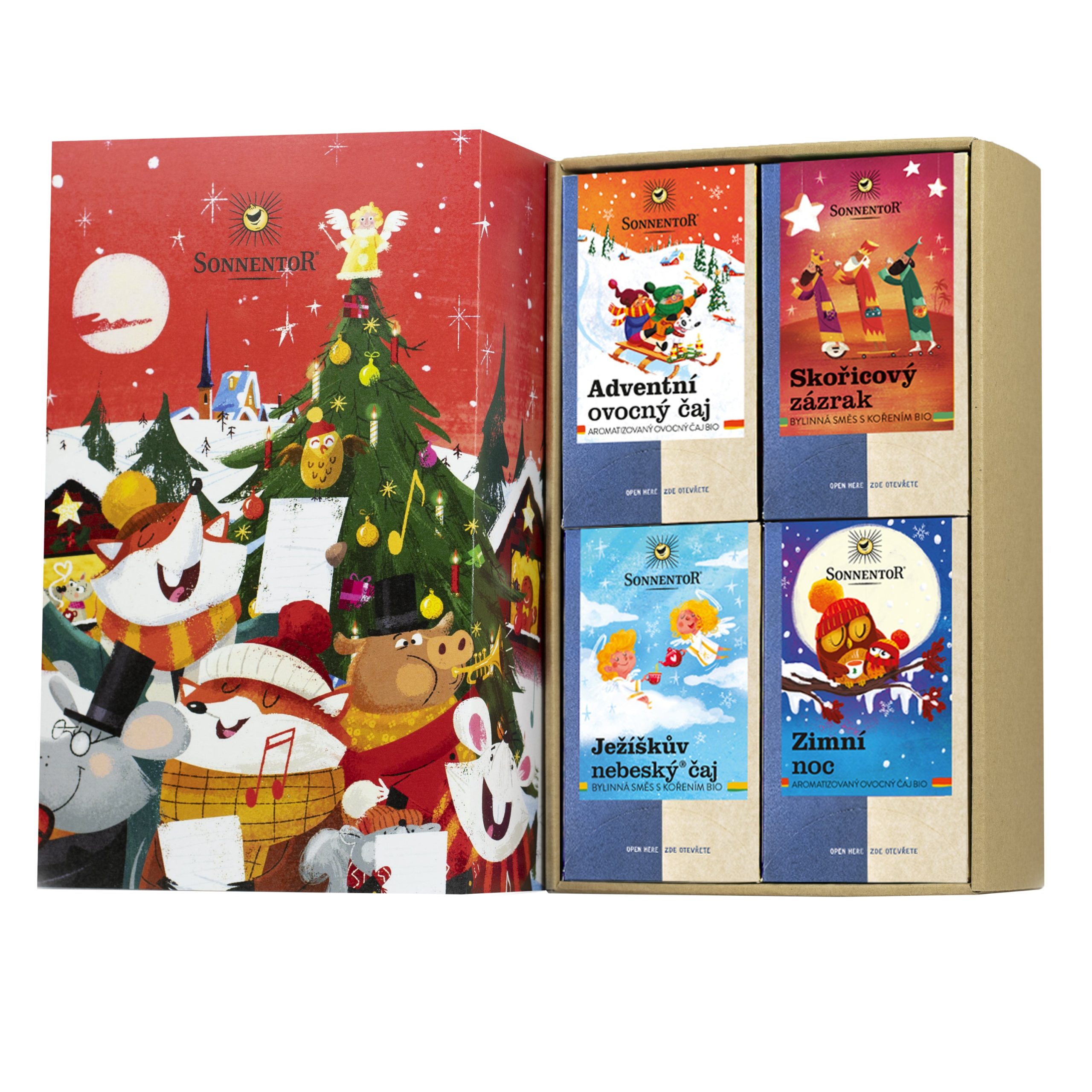 Kazeta dárková čajová - Kouzelné Vánoce 154