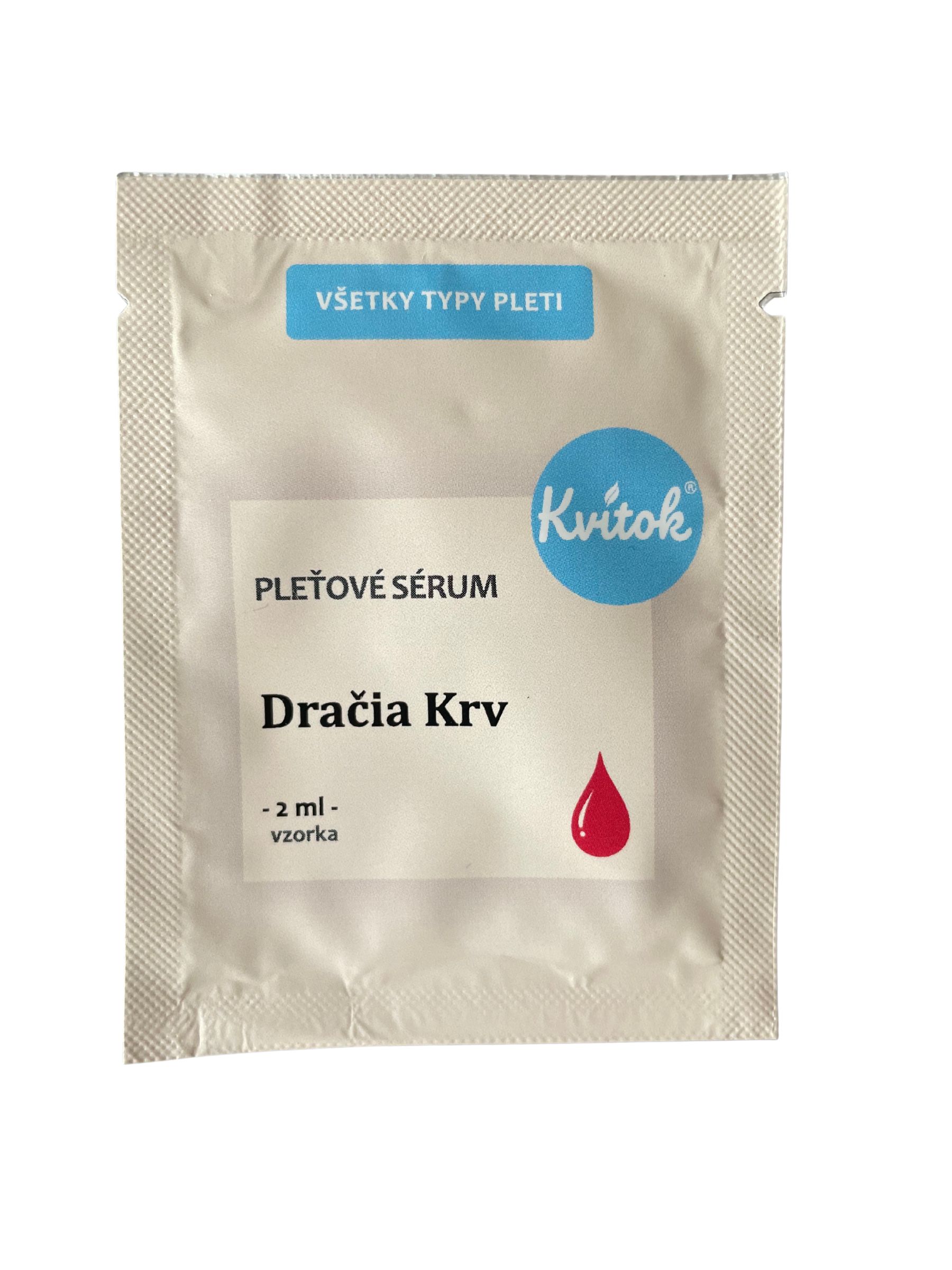 Kvitok Pleťové sérum - Dračí krev - vzorek (2 ml) - hojivé a anti-aging působení Kvitok