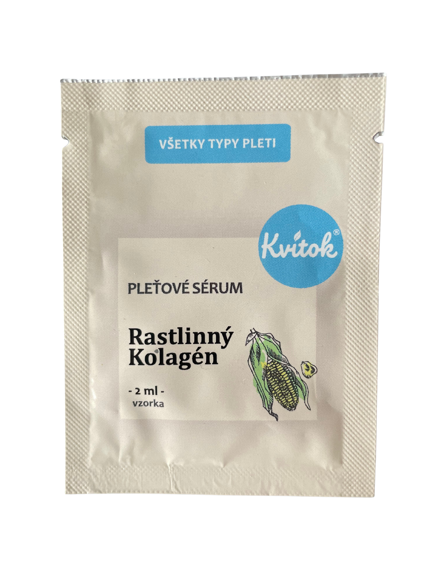 Kvitok Pleťové sérum - Rostlinný kolagen - vzorek (2 ml) - vyhlazuje a zlepšuje elasticitu Kvitok