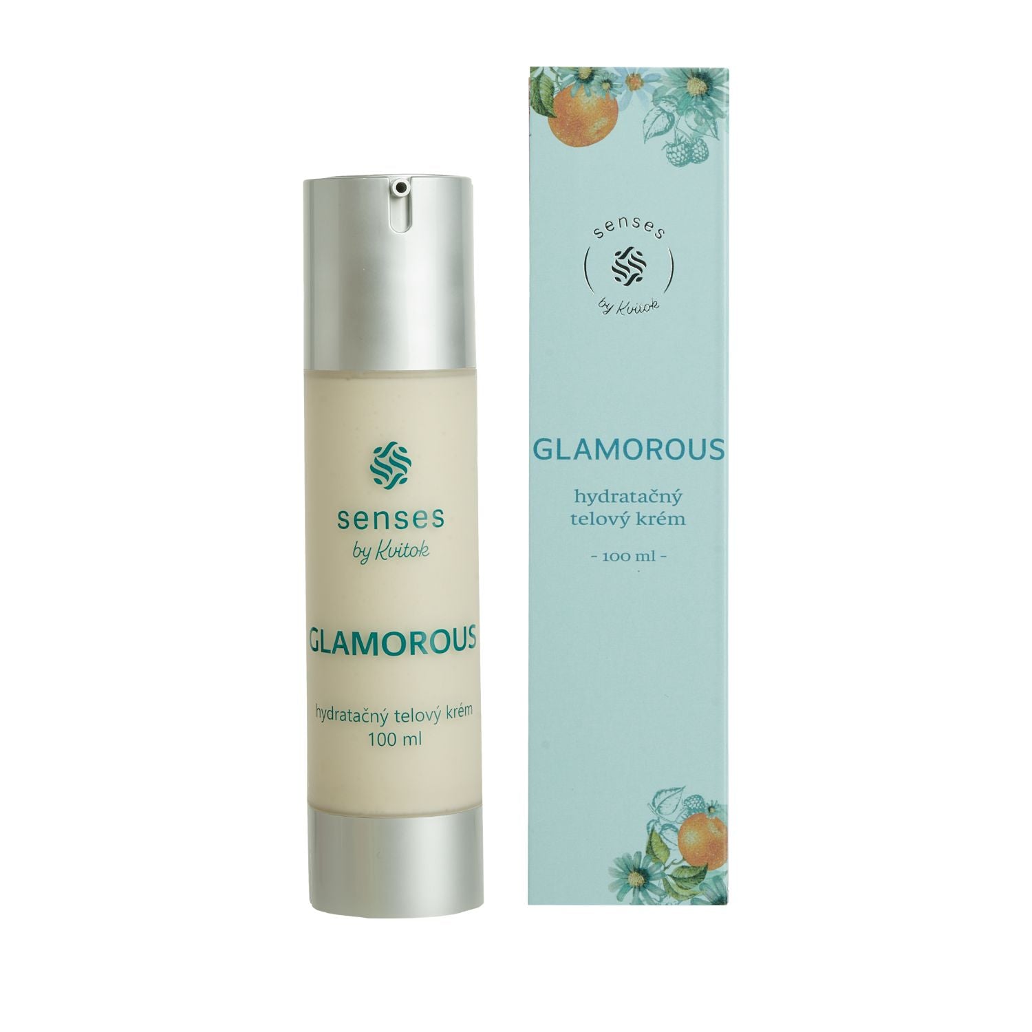 Kvitok Senses Hydratační tělový krém Glamorous (100 ml) - sladká krémová vůně Kvitok