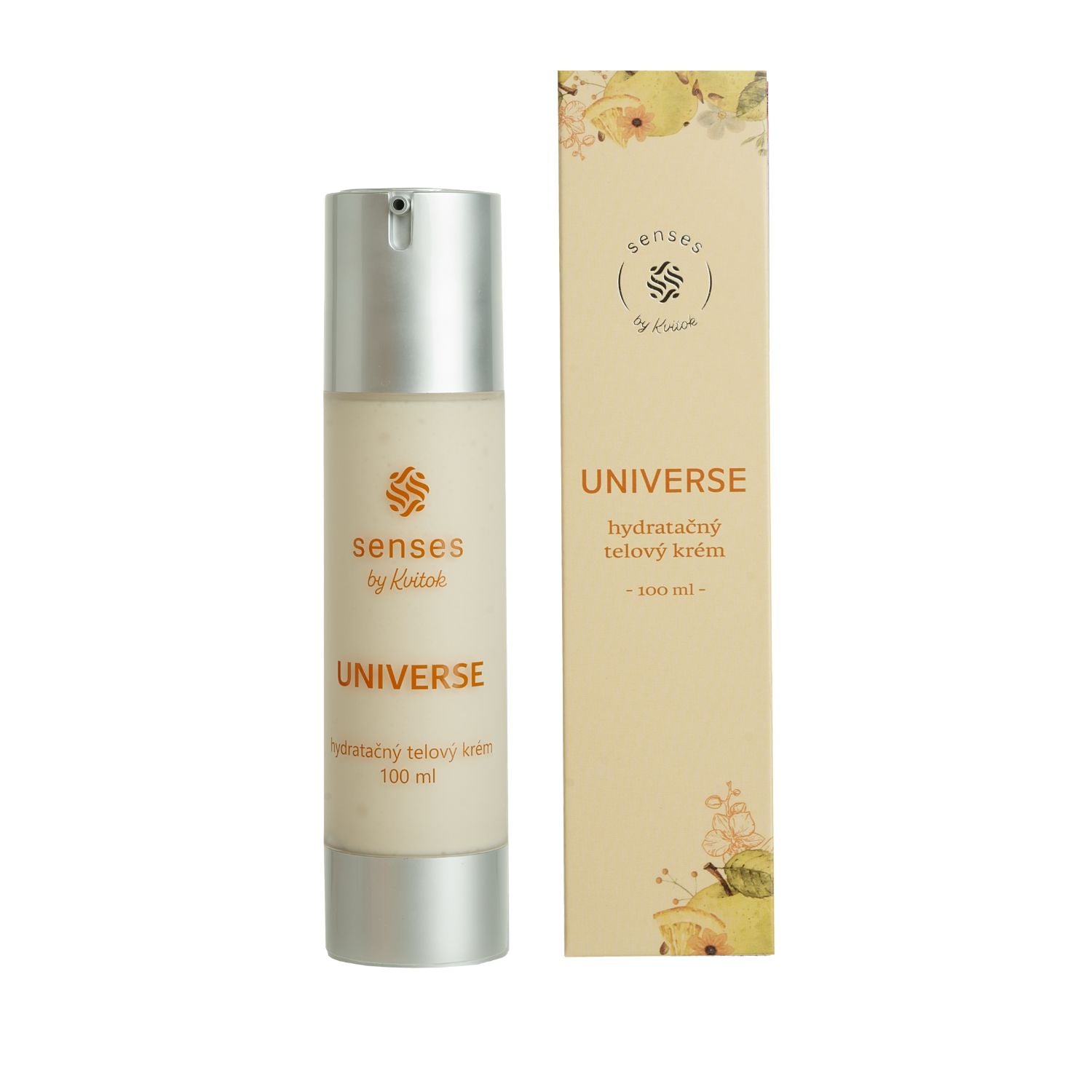 Kvitok Senses Hydratační tělový krém Universe (100 ml) - svěží unisex vůně Kvitok