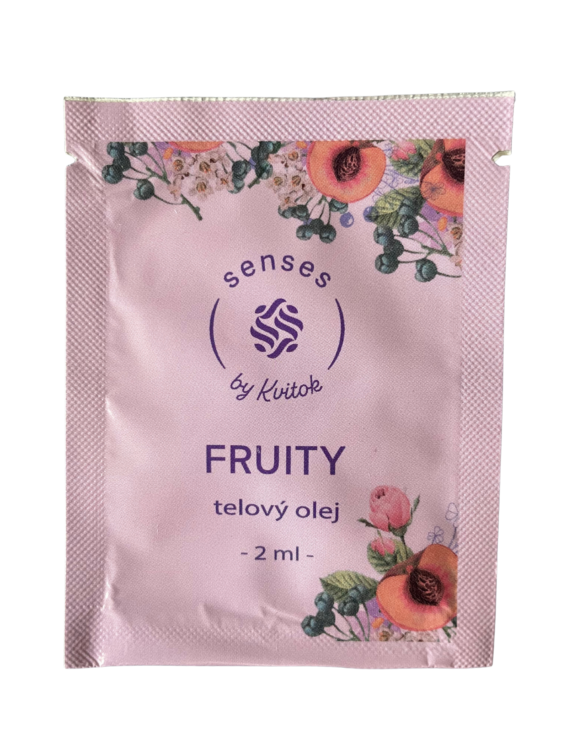 Kvitok Senses Vyživující tělový olej Fruity - vzorek (2 ml) - s vůní malin