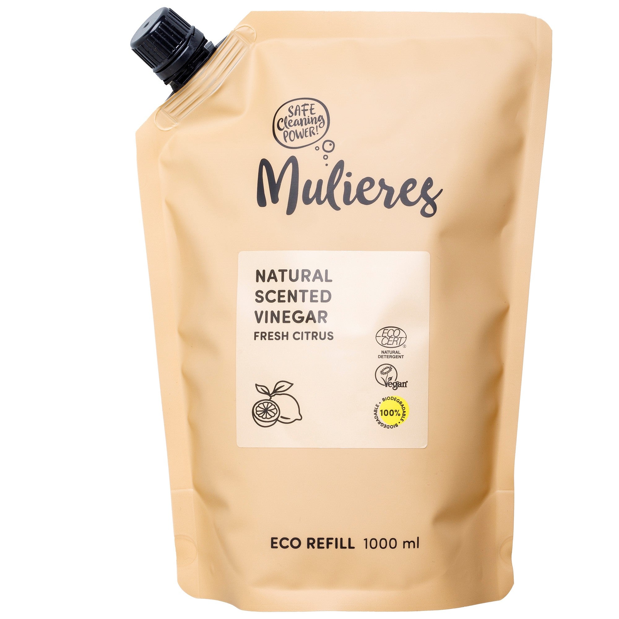 Mulieres Bílý ocet 10% - svěží citrus - 1 l - 100% přírodní Mulieres