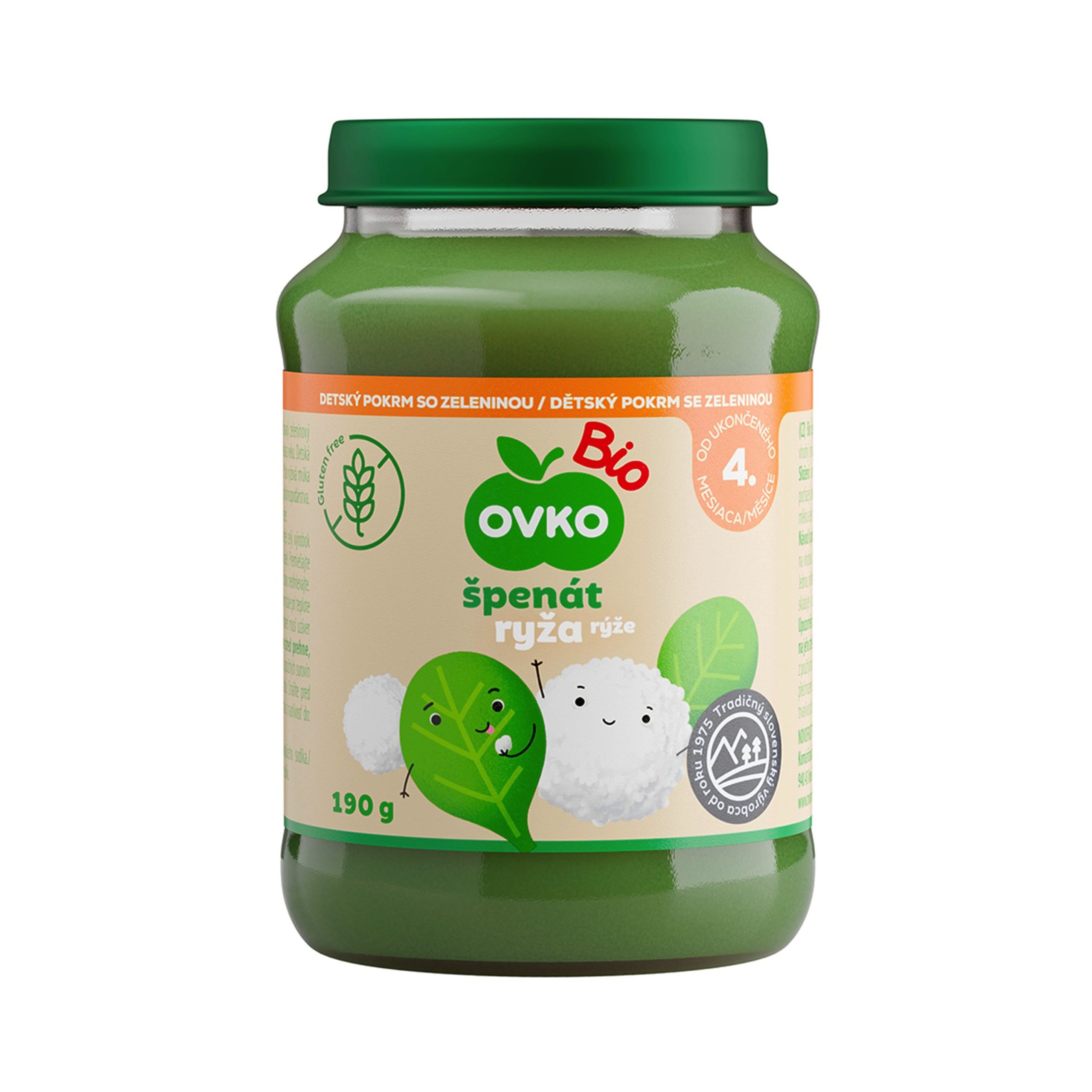 Příkrm zeleninový špenát