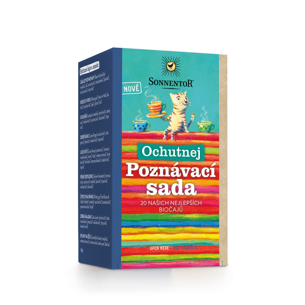 Sonnentor Ochutnej poznávací sada čajů - nálevové sáčky (20 ks) - 20 nejlepších bio čajů Sonnentor