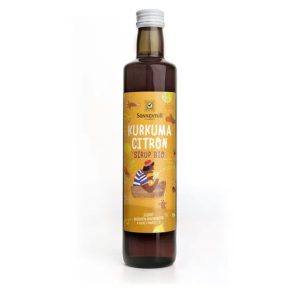 Sonnentor Sirup BIO - kurkuma a citron (500 ml) - bez přidaného cukru Sonnentor