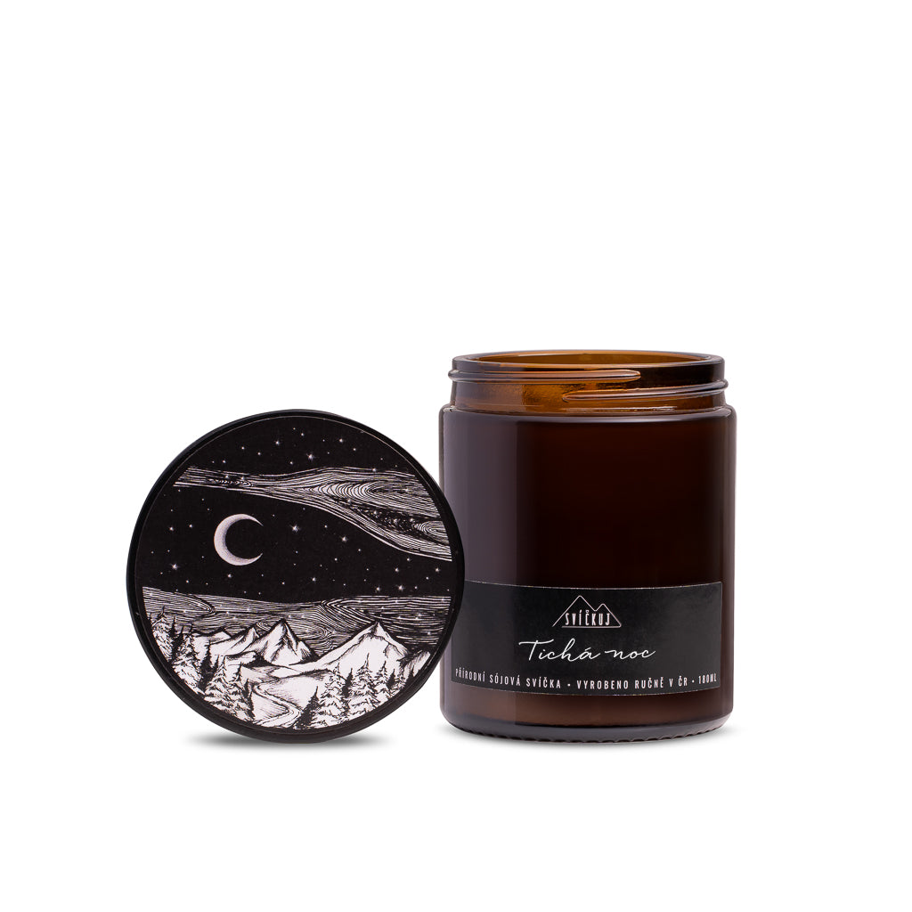 Svíčkuj Vonná svíčka - Tichá noc - 180 ml - ručně vymazlená Svíčkuj