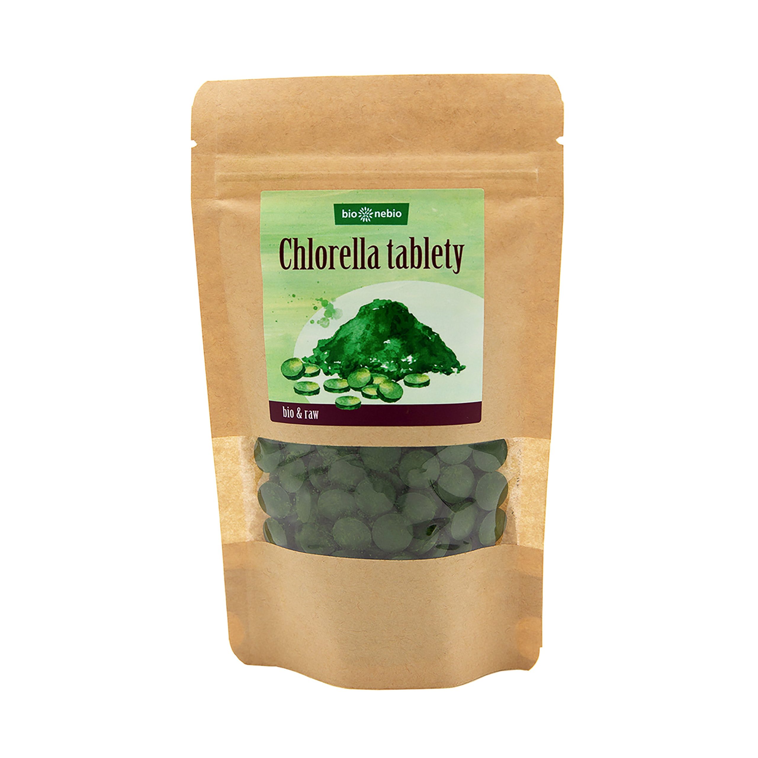 Tablety Chlorella 100 g BIO   BIO NEBIO Bio nebio