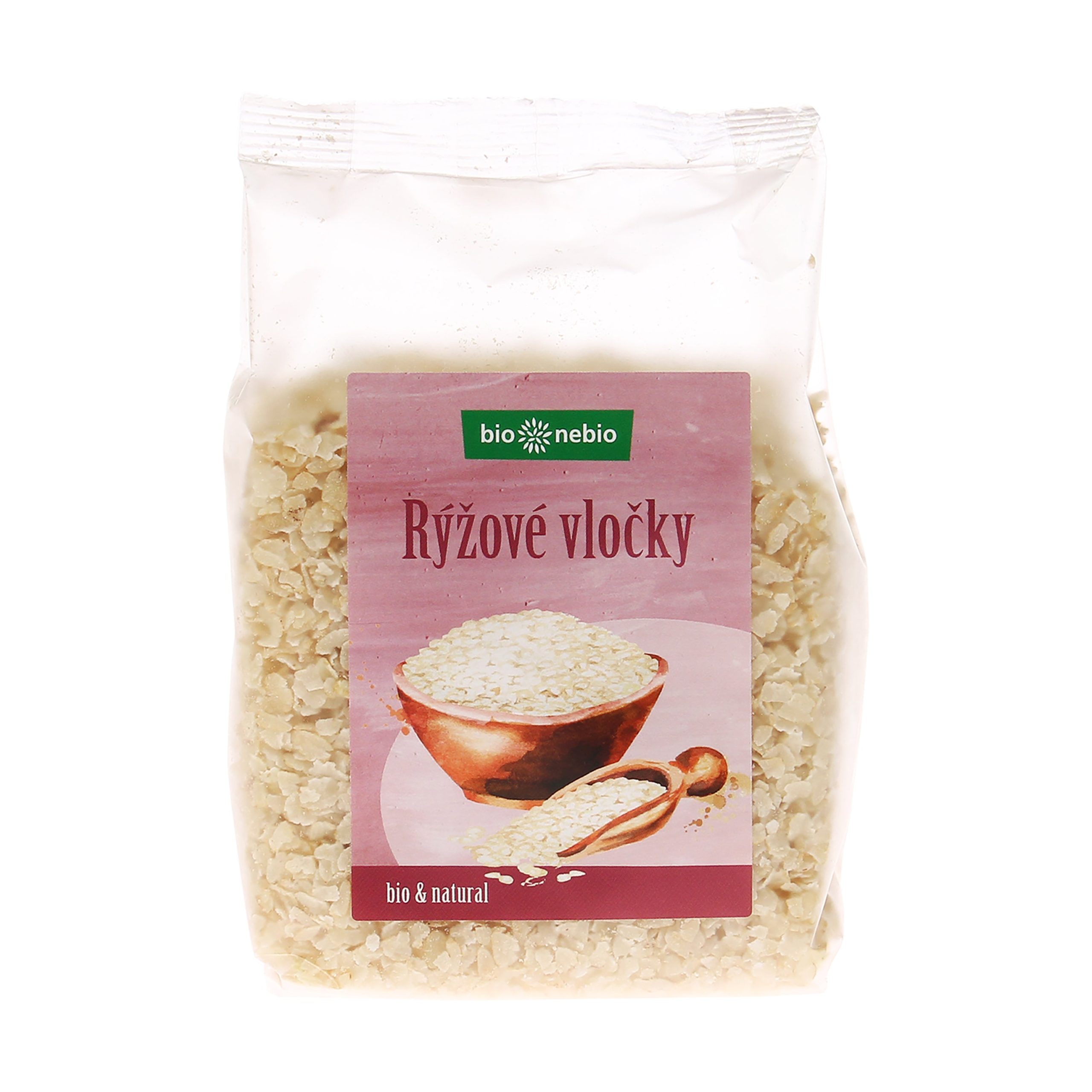 Vločky rýžové natural 250 g BIO   BIO NEBIO Bio nebio