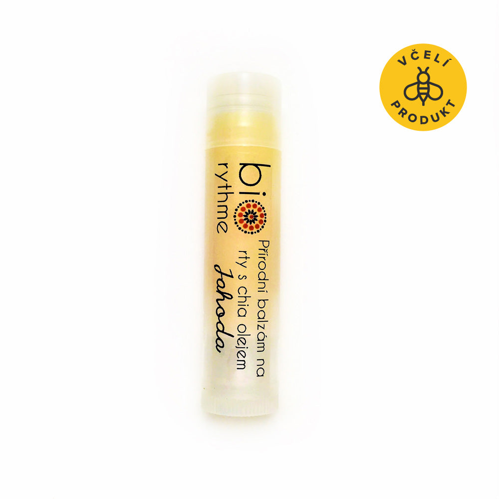 Biorythme Balzám na rty s chia olejem - Jahoda (4