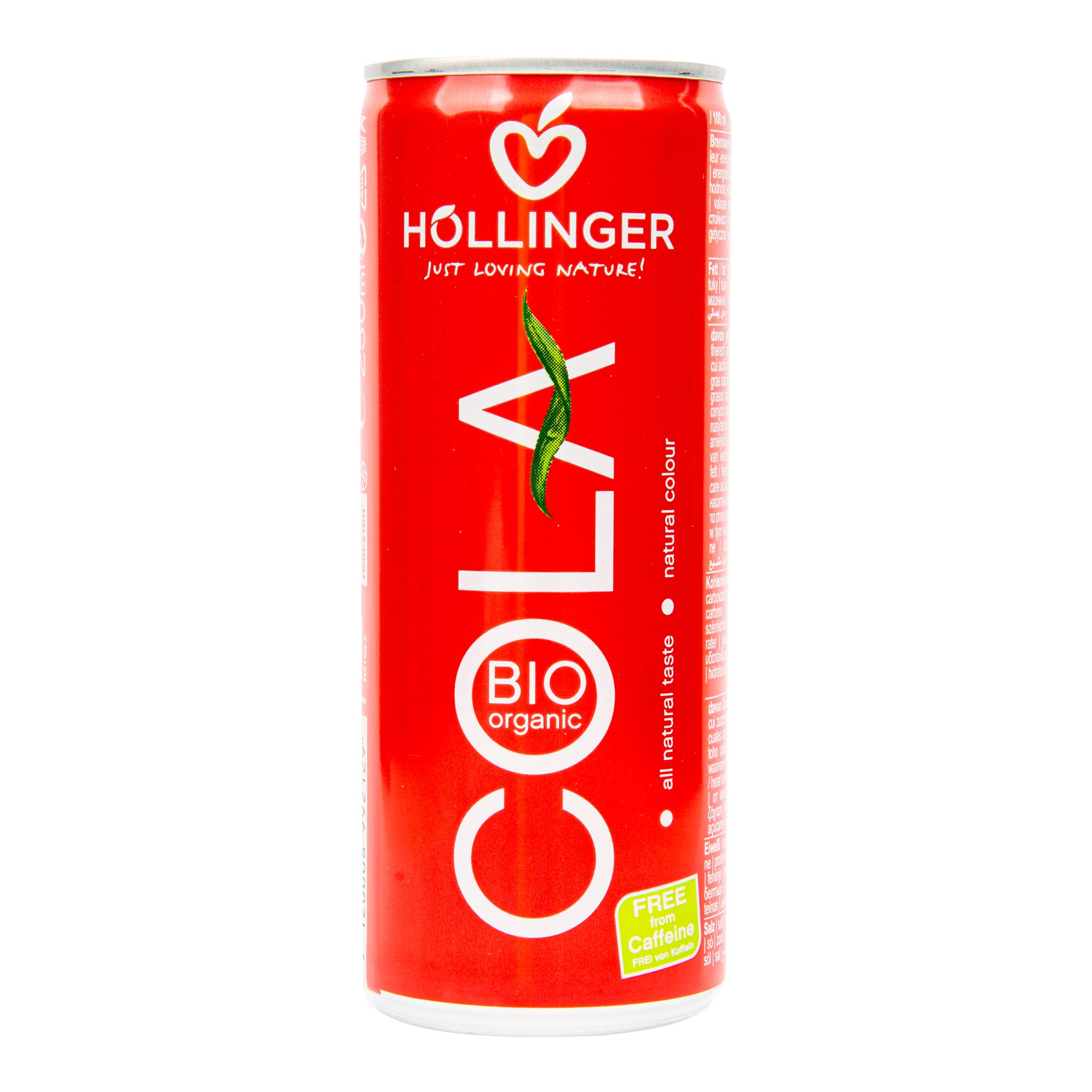 Cola plech 250 ml BIO   HOLLINGER Hollinger