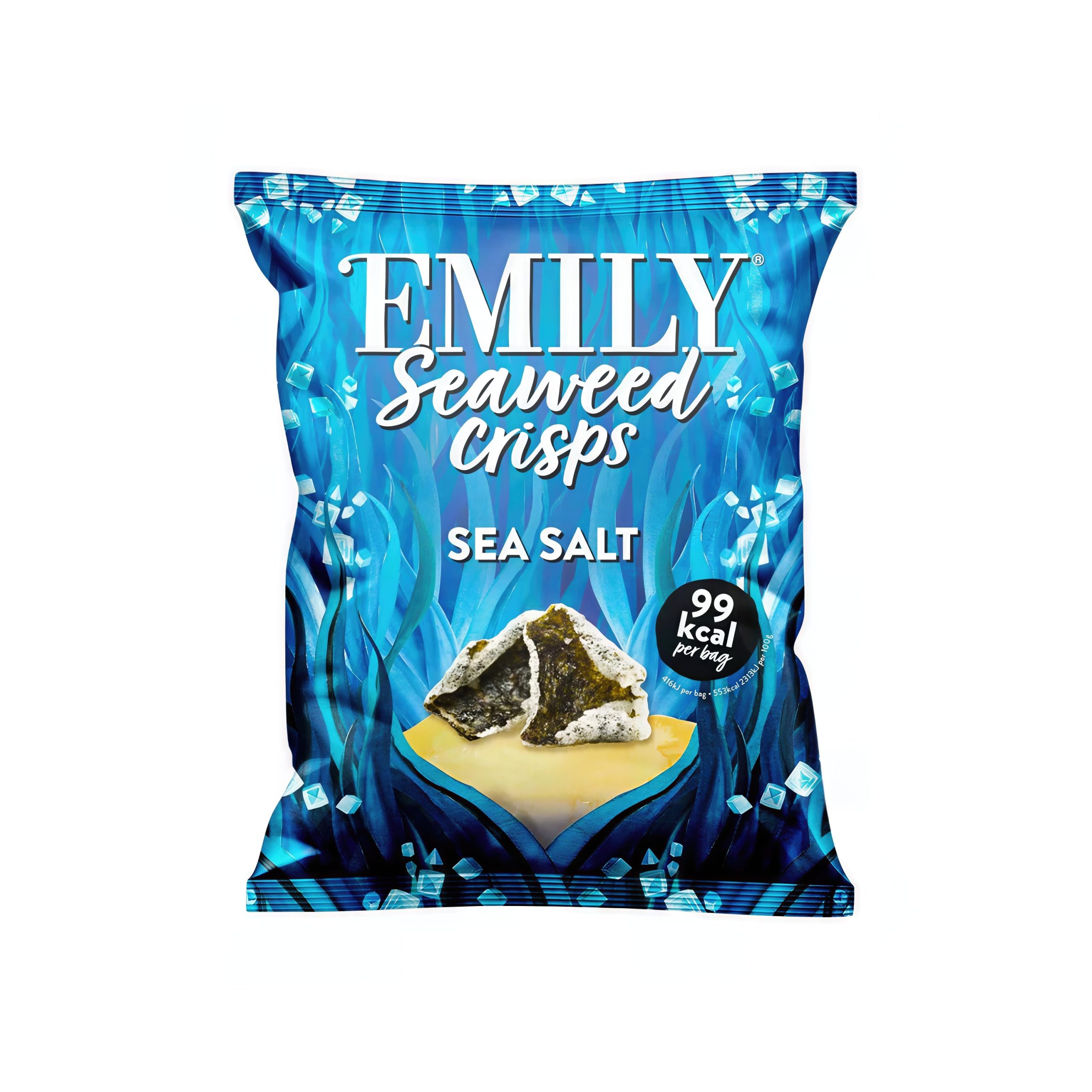 Emily Křupky z mořských řas s mořskou solí (18 g) - zdroj omega-3 mastných kyselin Emily