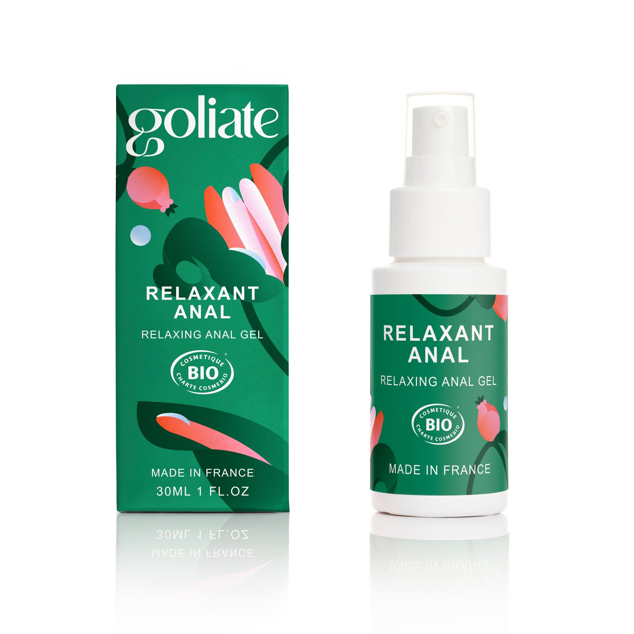 Goliate Uvolňující anální gel Relaxant BIO (30 ml) - uvolňuje svaly a stimuluje Goliate