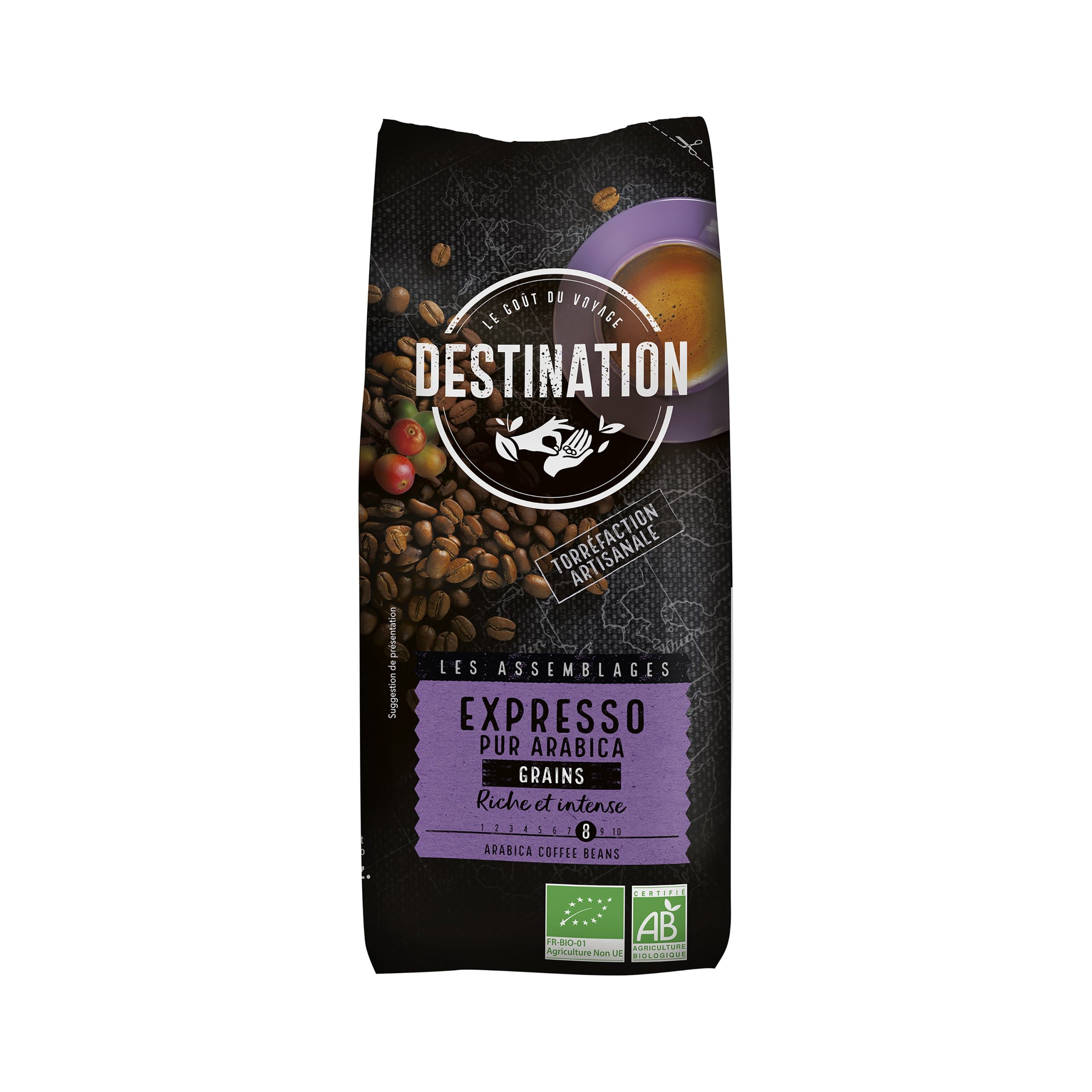 Káva zrnková Espresso 500 g BIO   DESTINATION Destination