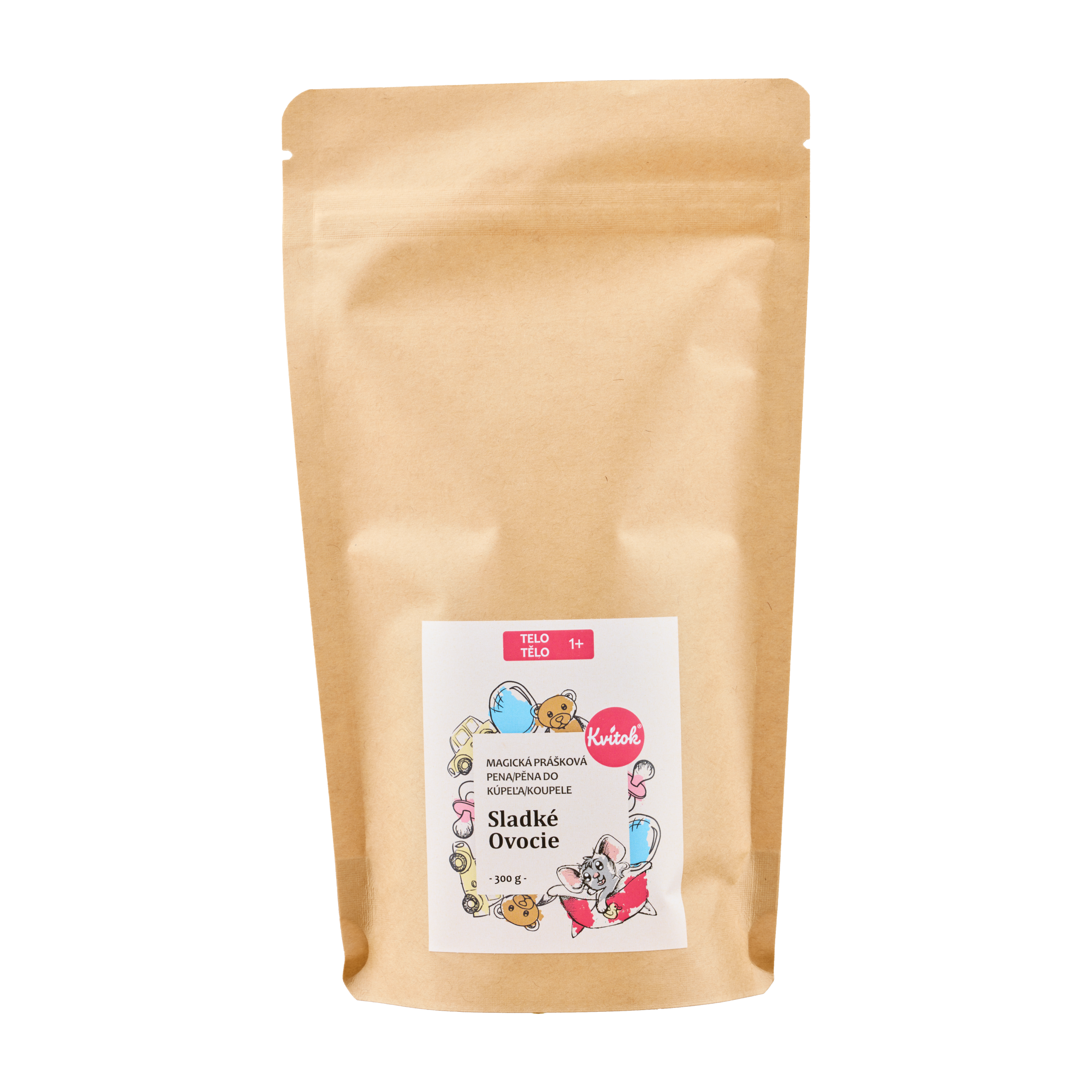Kvitok Magická pěna do koupele Sladké ovoce - 300 g - ideální pro děti Kvitok