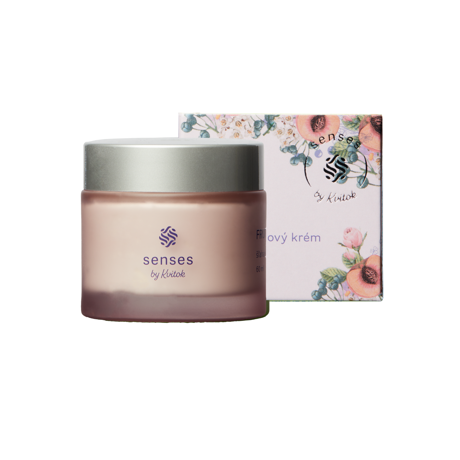 Kvitok Senses Šlehaný tělový krém Fruity (60 ml) - s vůní malin