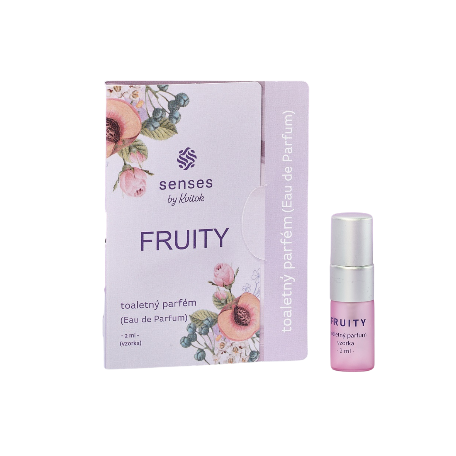 Kvitok Senses Toaletní parfém Fruity - vzorek (2 ml) - s vůní malin