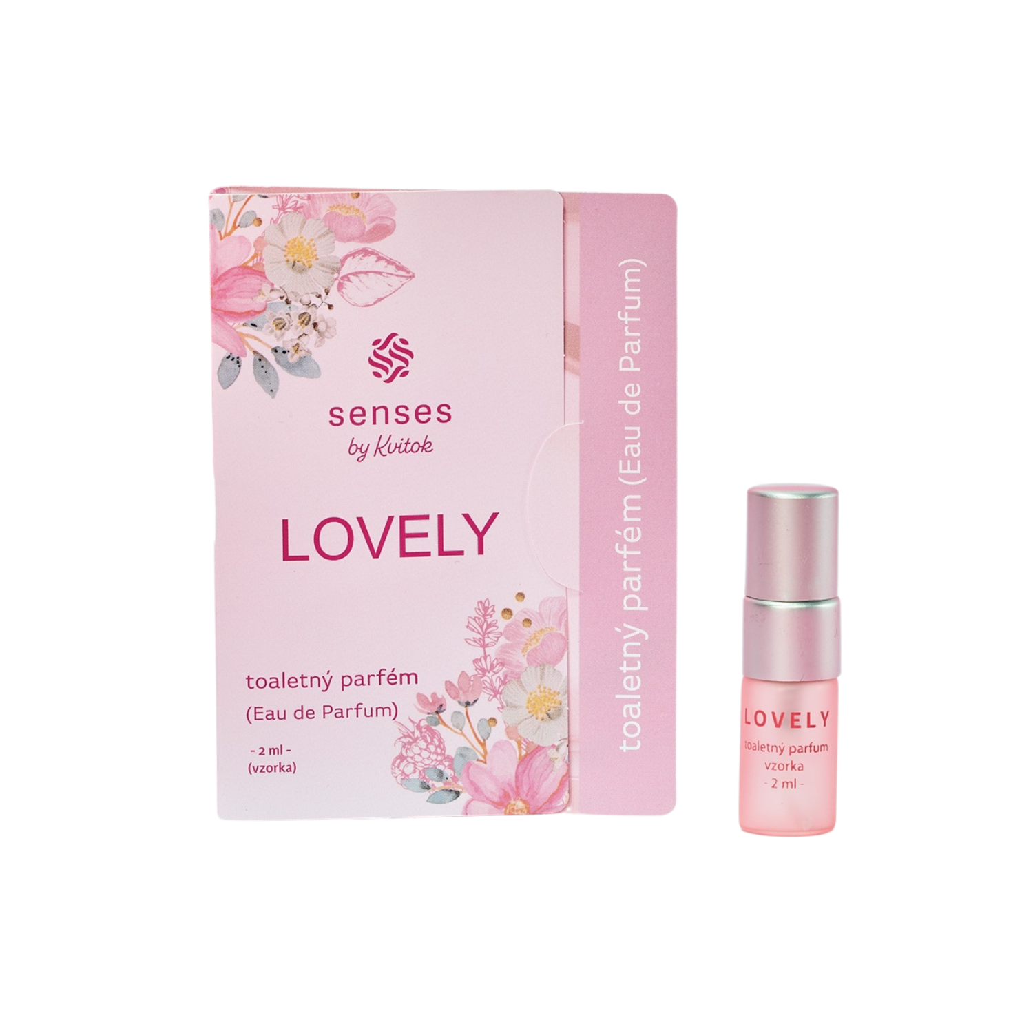 Kvitok Senses Toaletní parfém Lovely - vzorek (2 ml) - s vůní růže