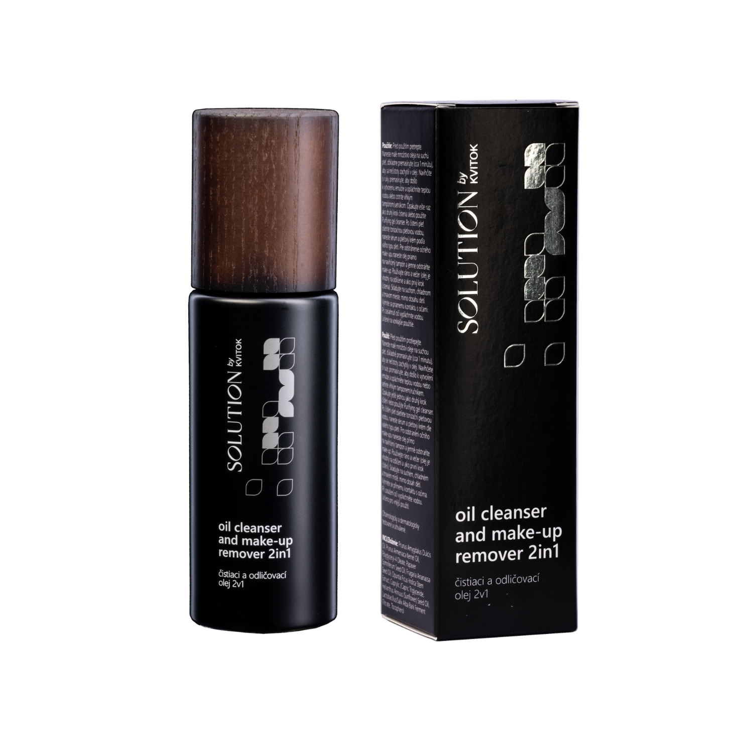 Kvitok Solution Čisticí a odličovací olej 2v1 - 80 ml - 1. krok při ošetření pleti Kvitok