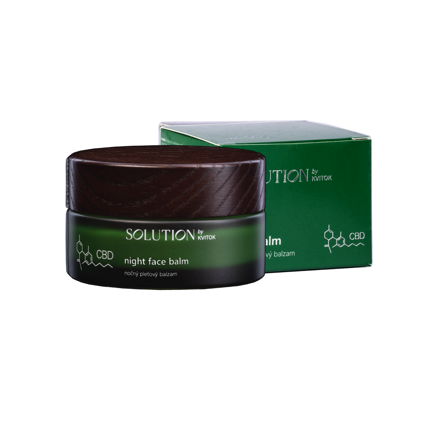 Kvitok Solution Konopný pleťový krém - noční (30 ml) - silně regenerační účinek Kvitok