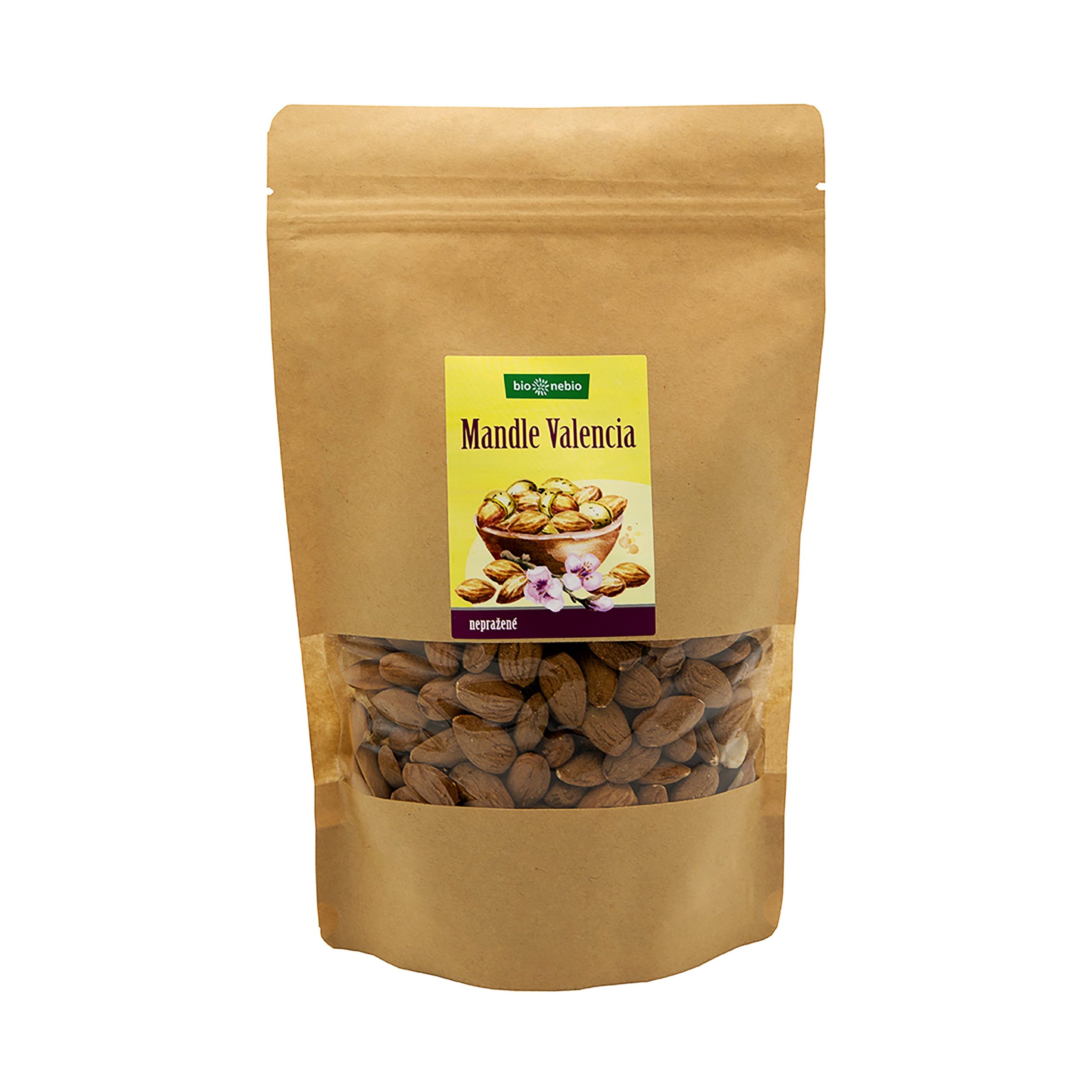 Mandle Valencia 500 g   BIO NEBIO Bio nebio