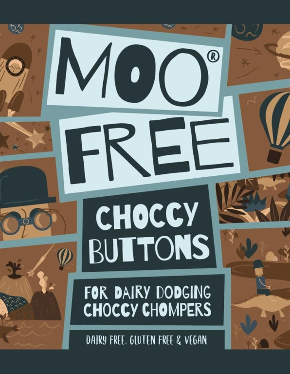 Moo free Čokoládové pecky (25 g) - fair trade kvalita Moo free