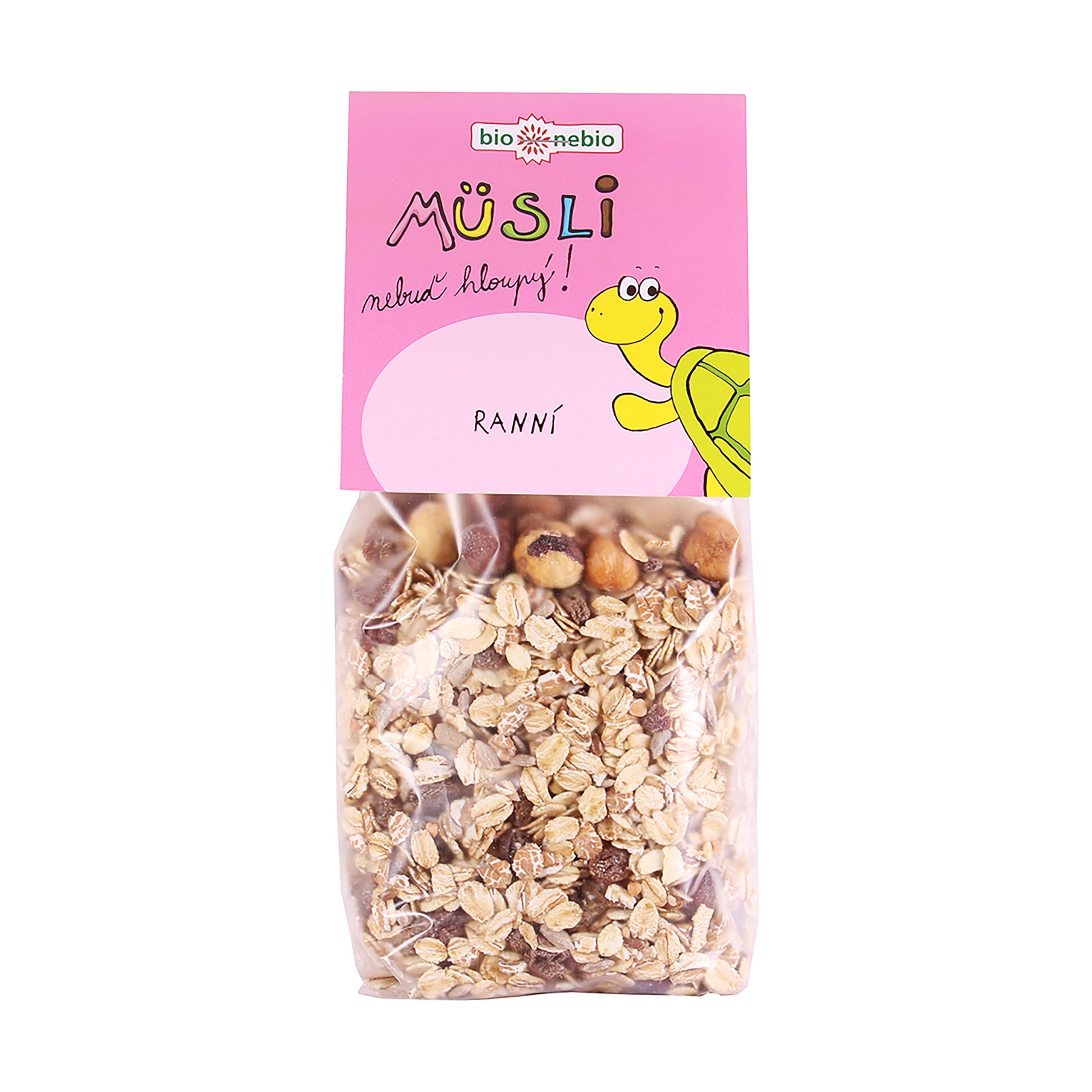 Müsli Nebuď hloupý! Ranní s oříšky 350 g BIO   BIO NEBIO Bio nebio