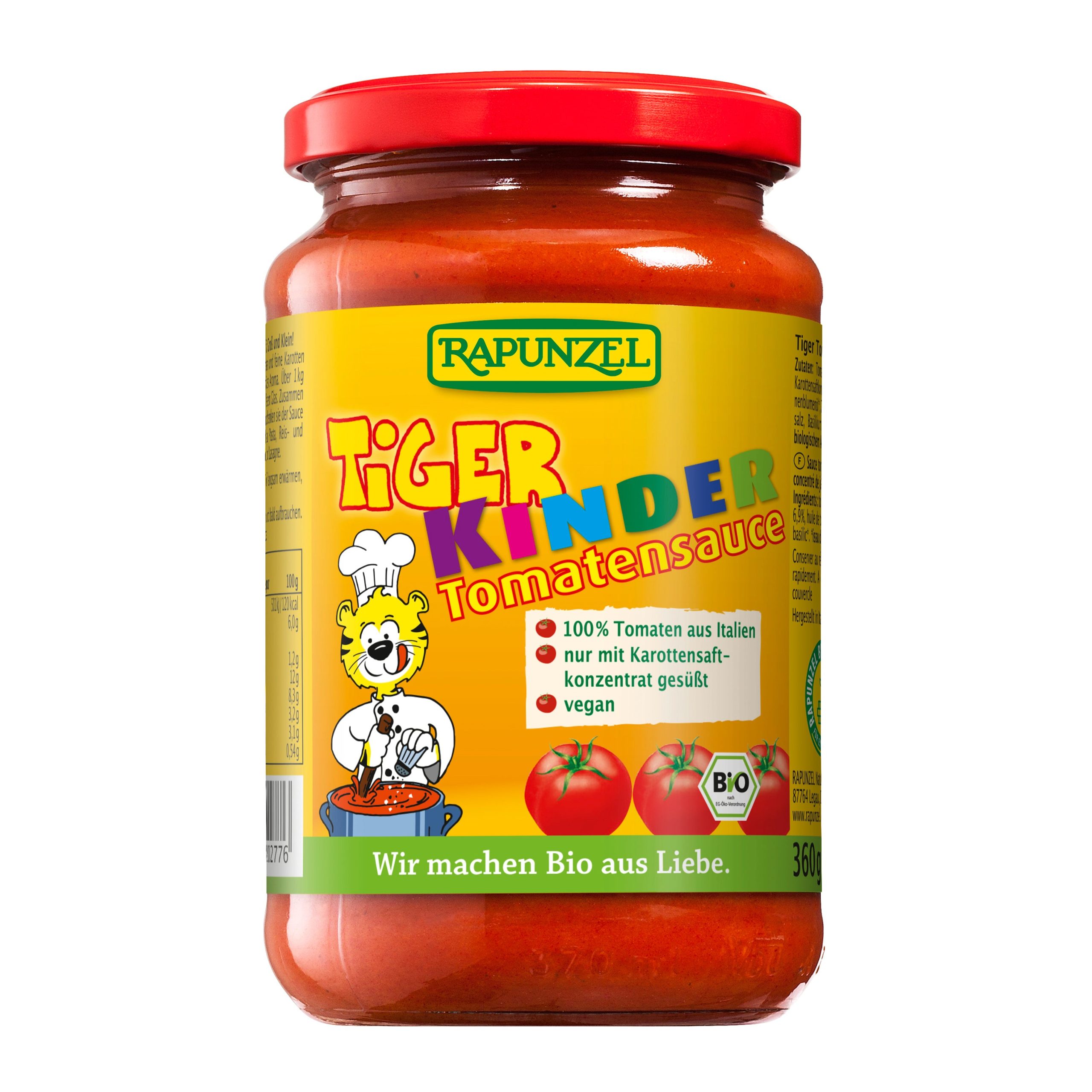 Omáčka dětská na těstoviny  360 g BIO   RAPUNZEL Rapunzel
