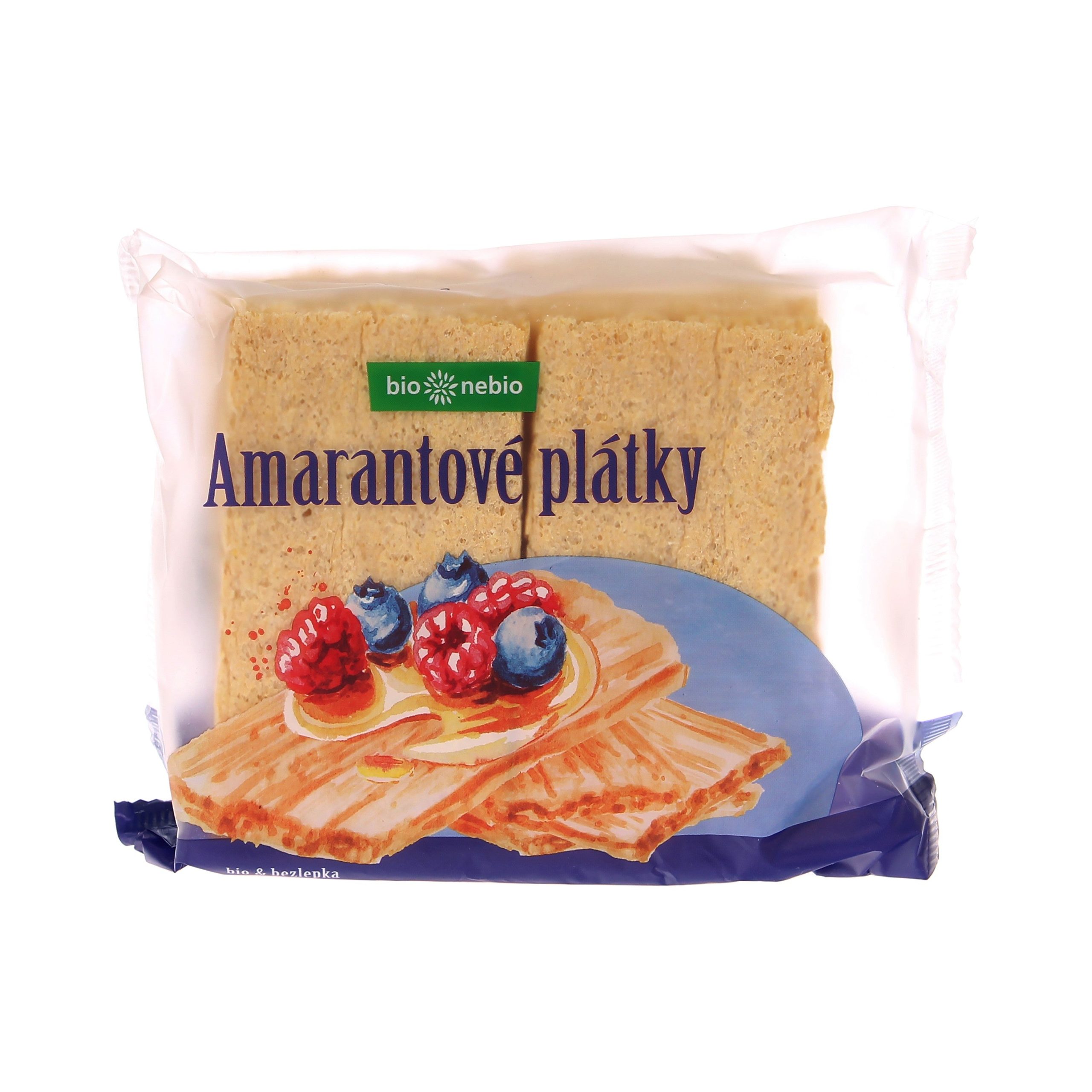 Plátky křupavé s amarantem 100 g BIO   BIO NEBIO Bio nebio
