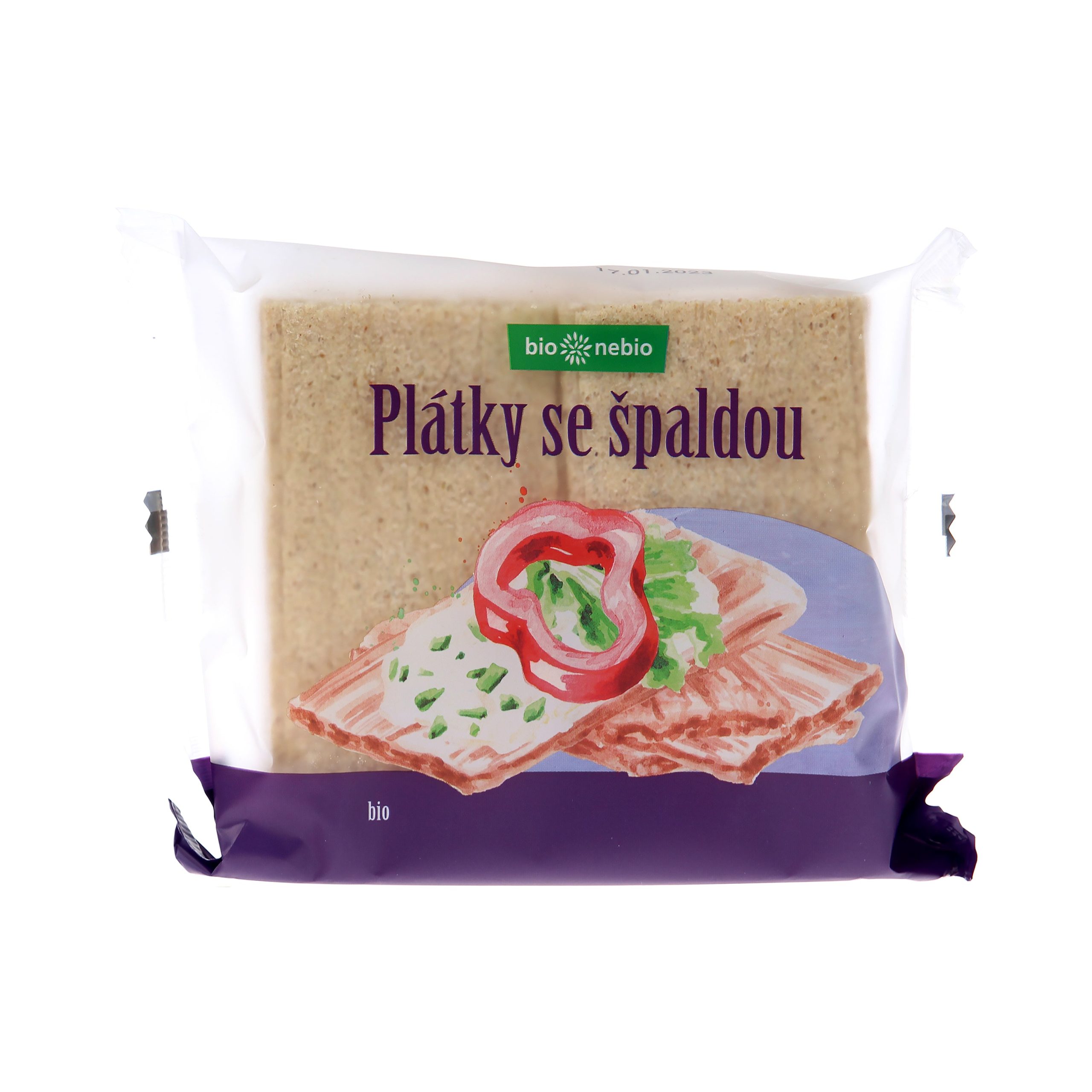 Plátky křupavé se špaldou 100 g BIO   BIO NEBIO Bio nebio