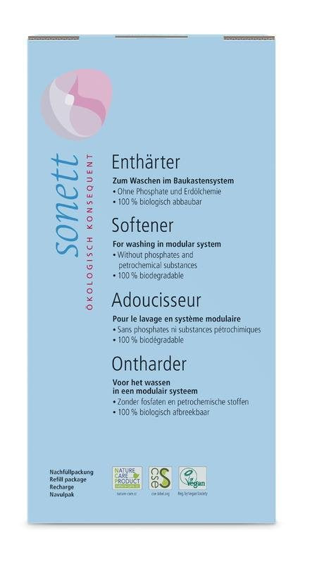 Sonett Změkčovač vody - 1 kg - pro účinné praní v tvrdé vodě Sonett